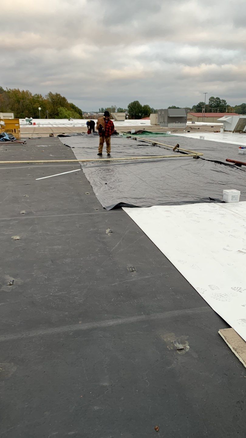 VA Clinic/Tractor Supply in Idabel, Oklahoma by Hostetler Roofing