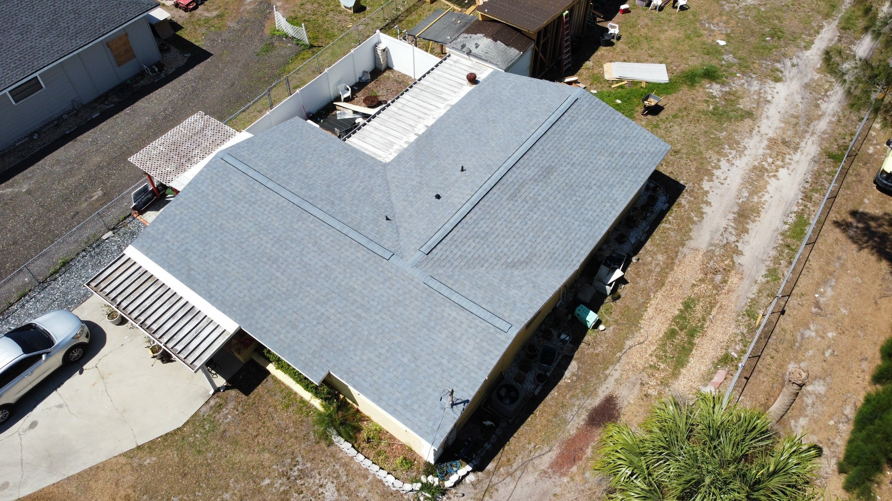 Roof replacement in Gibsonton, FL. by Steadfast Roofing