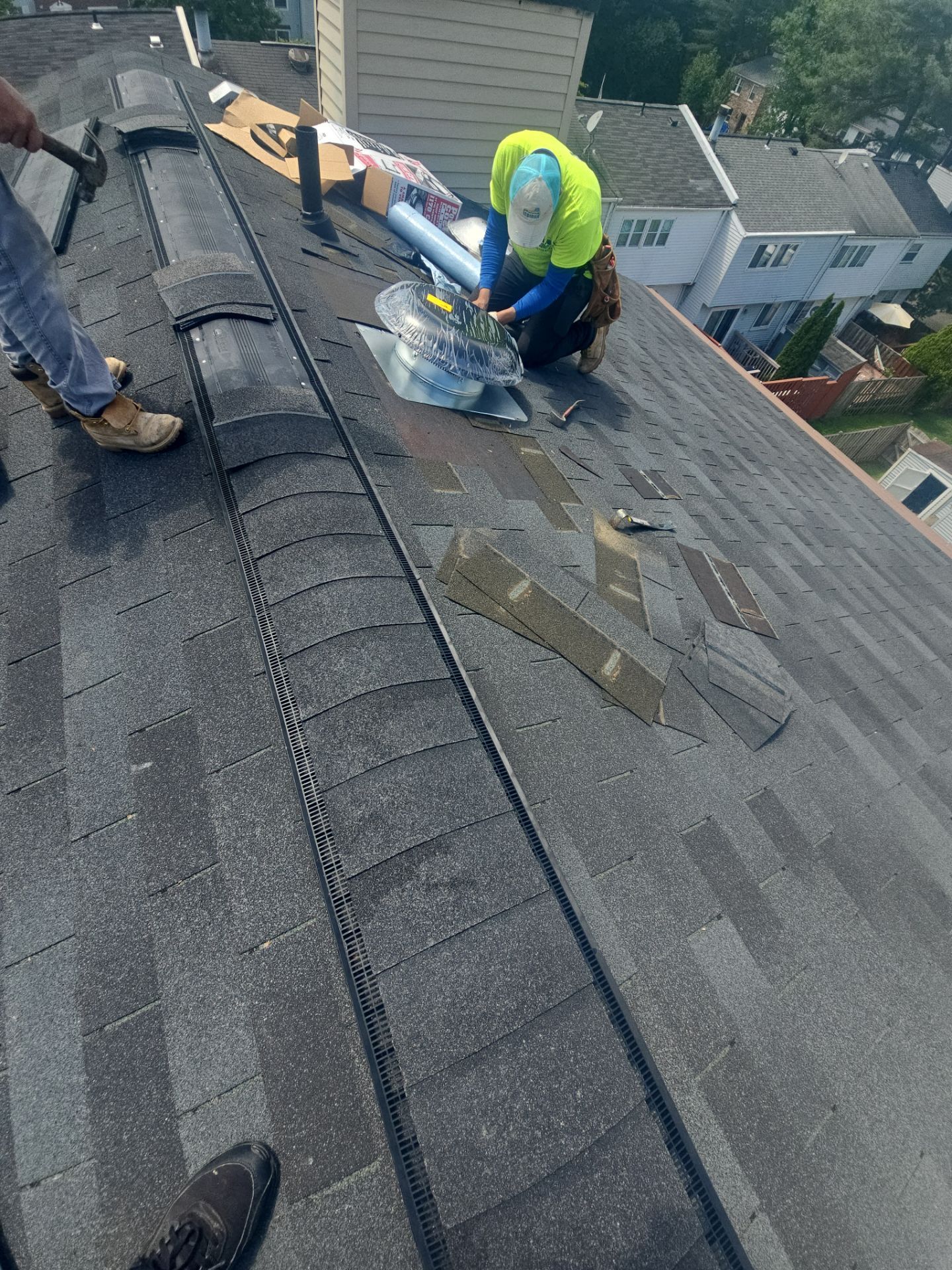 Attic Fan Repair  by Real1Construction