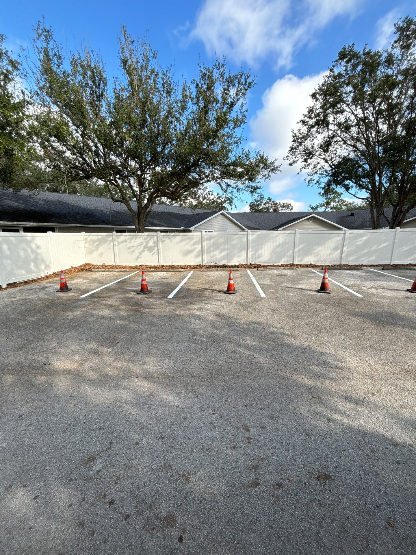 Pothole Repair and Striping at Compass Rose by Everline Coatings & Services - Southwest FL