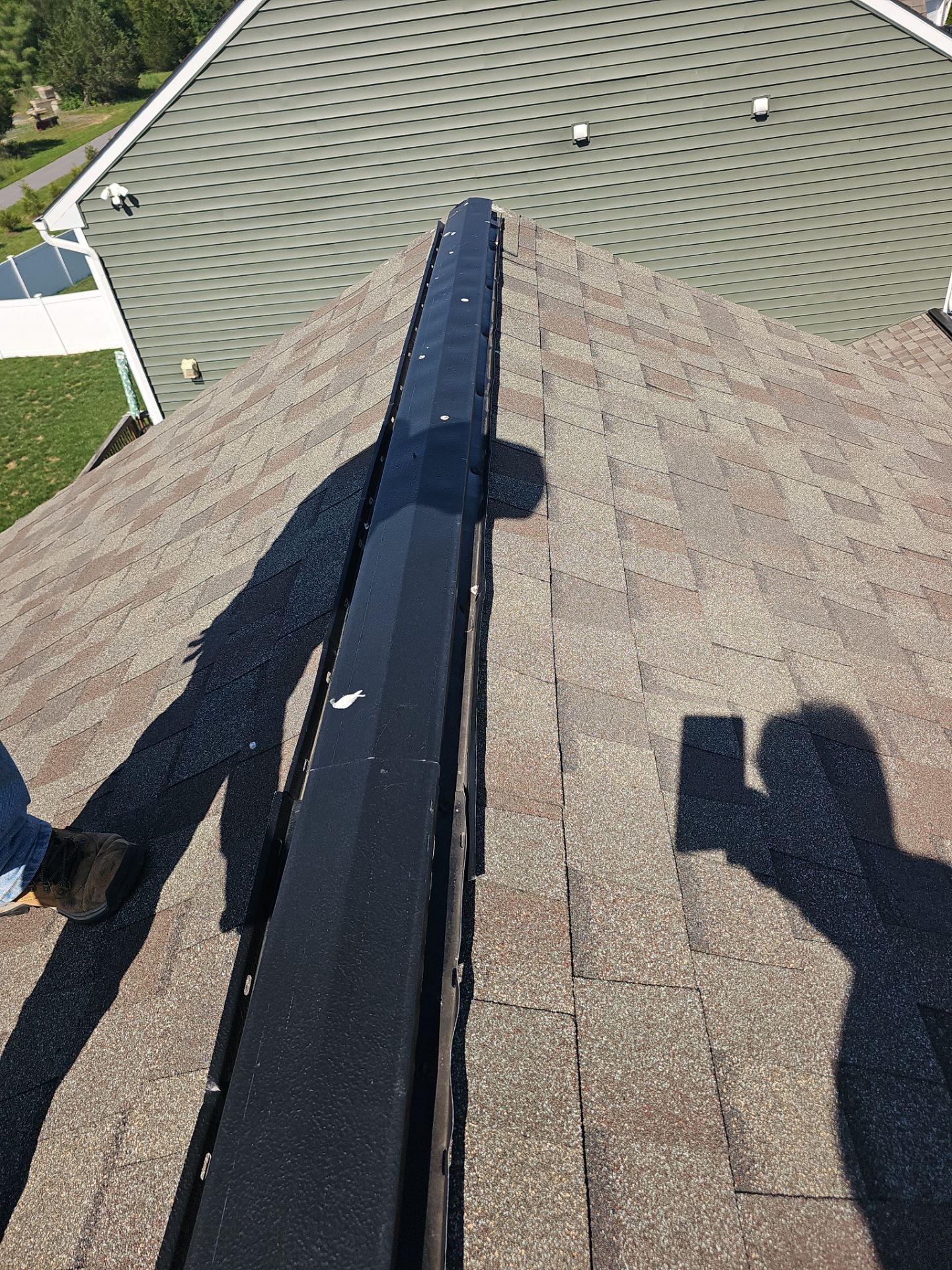 Roof Repair - Ridge Vent and Vent Flashing Boot Replacement by Winchester Roofing