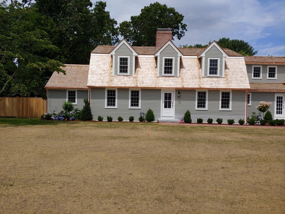 Duxbury, MA Gutter Installation using Half Round Seamless Copper Gutter by Gutter Pro Enterprises