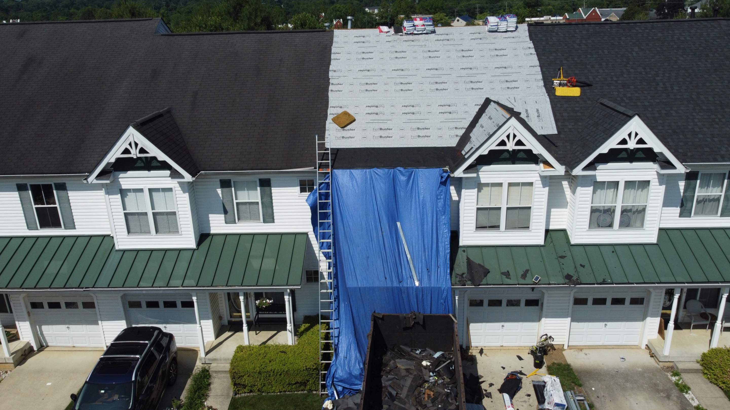 Residential Roofing Installation using GAF Timberline HDZ by Matter Roofing & Construction