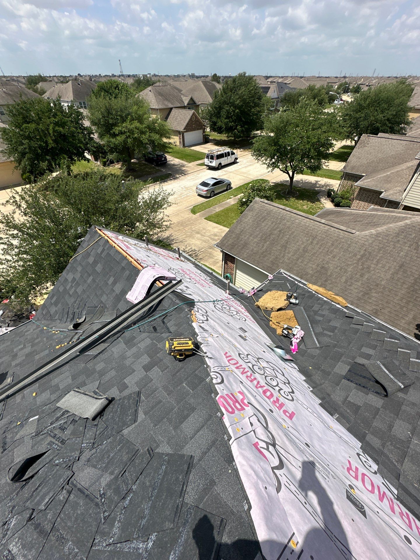 Project in Katy by Motion Roofing