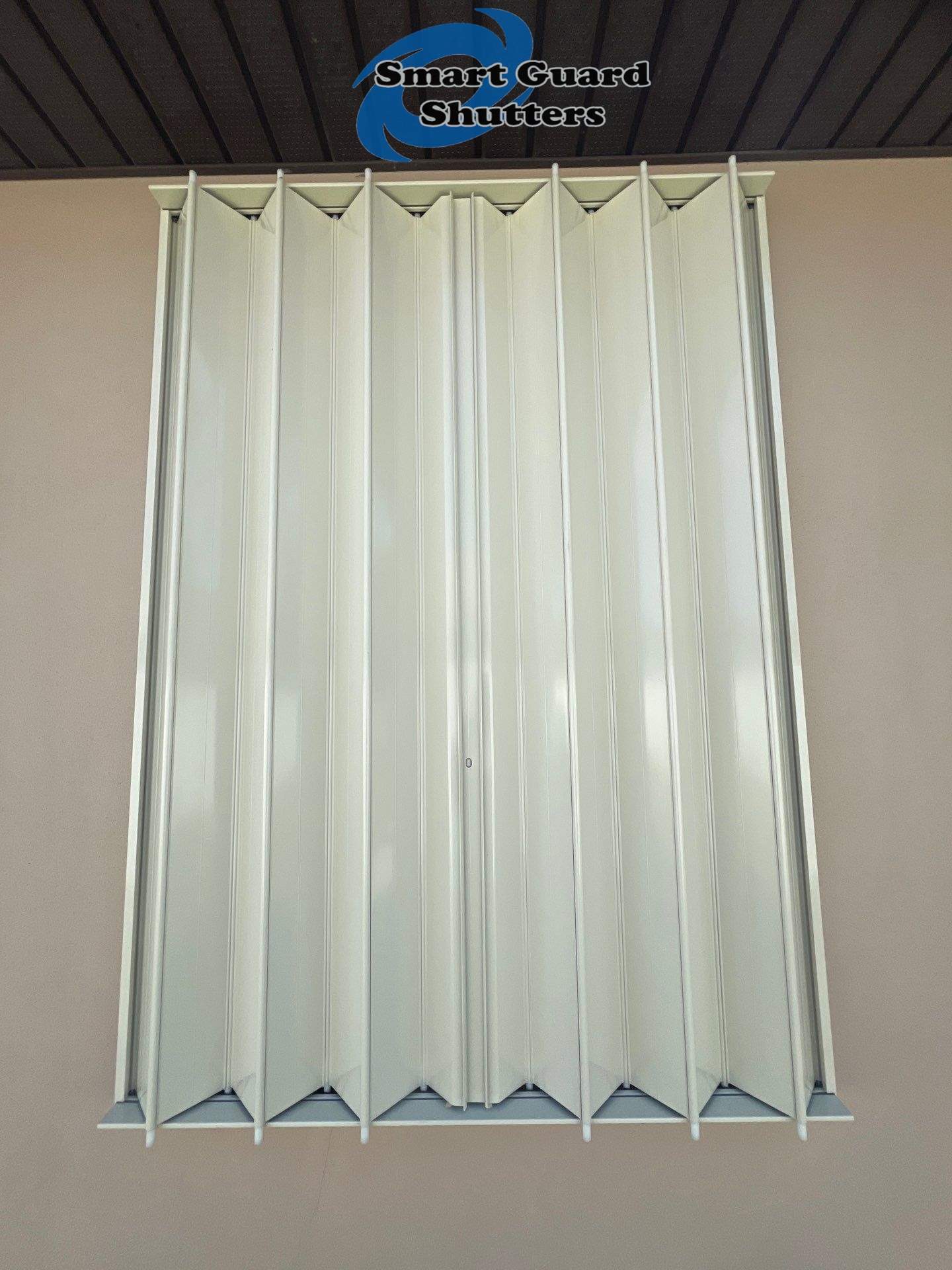 Hurricane Protection in Tan / Ivory by Smart Guard Shutters