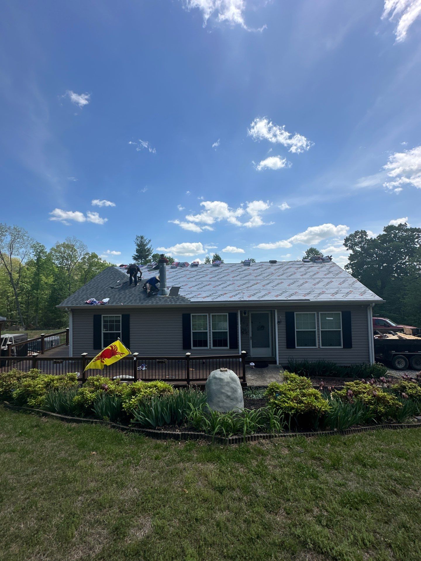 New Roof - GAF Timberline HDZ in Nantucket Morning by Peak 2 Peak Services LLC