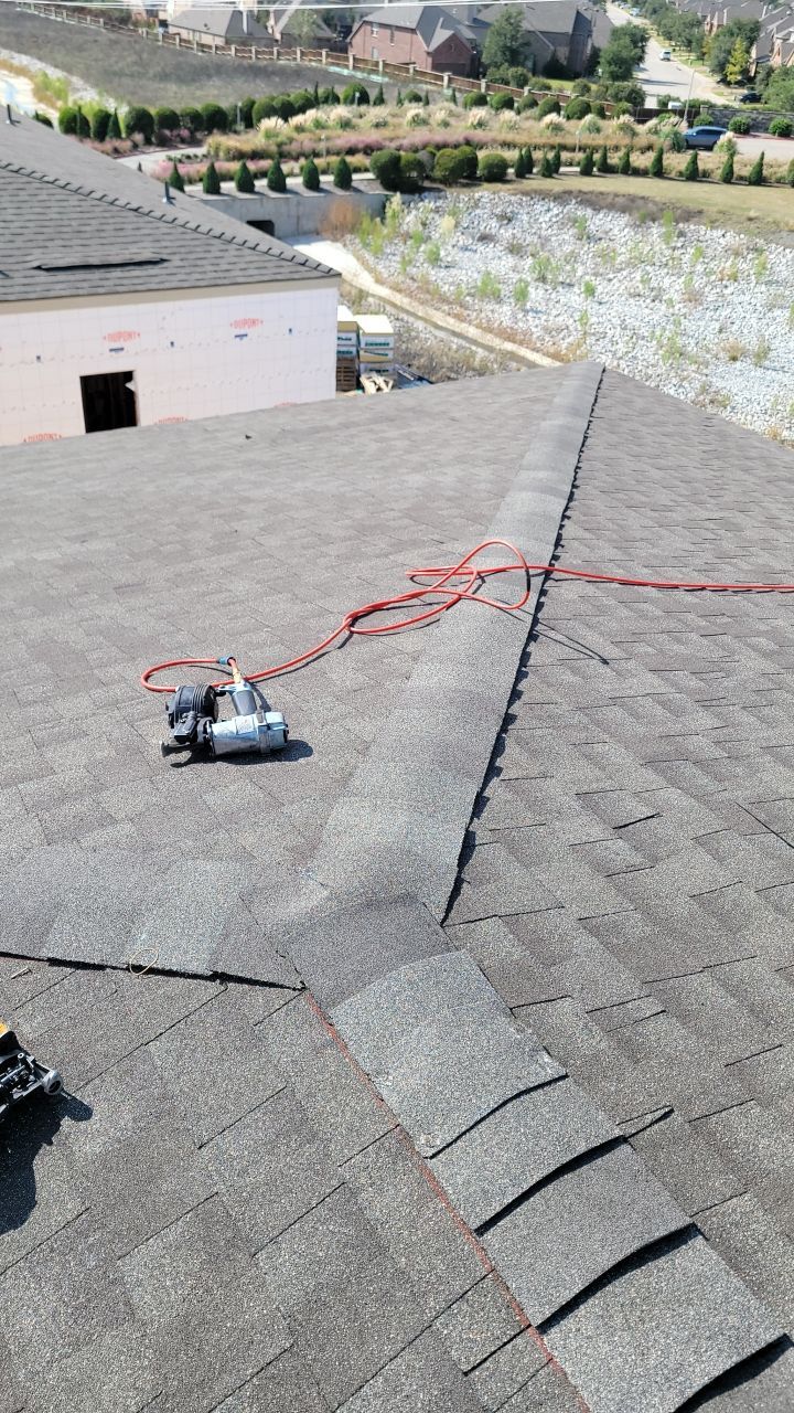 Apartment Roofing Installation using GAF HDZ Shingles, GAF TPO and Pavers in Lewisville, TX by Roof Experts