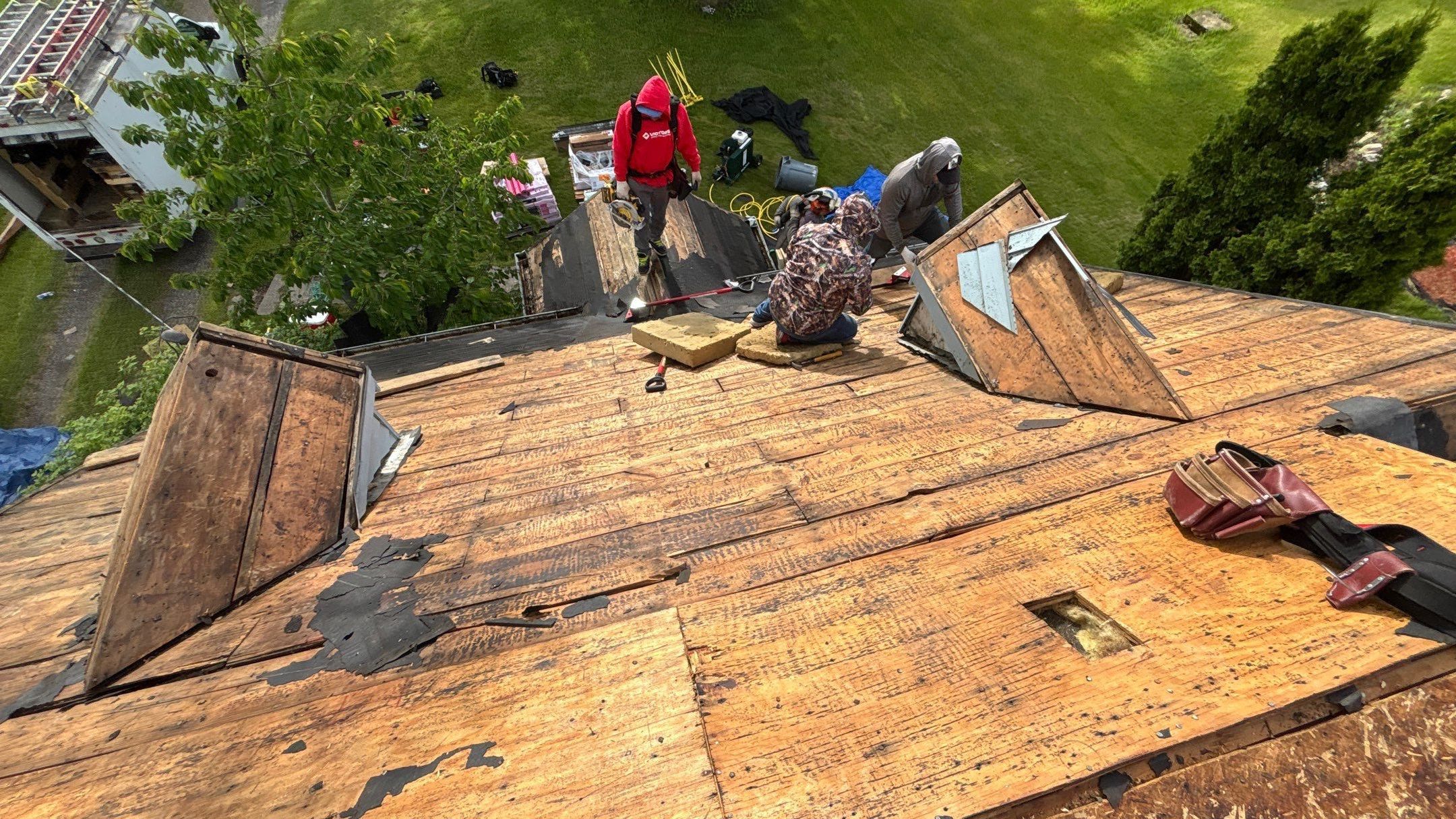 Roof Replacement using Owens Corning Estate Gray by 180 Contractors