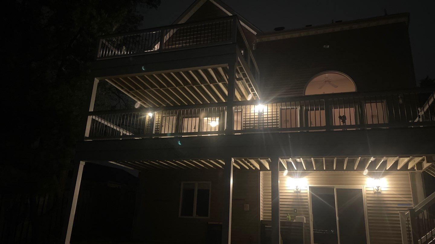 Waterfront deck In Keyport  by deck guardian