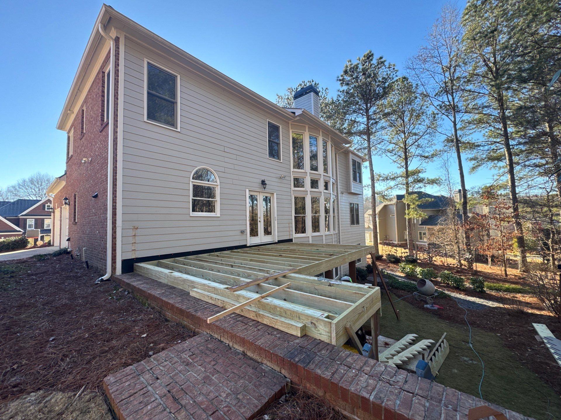 Screen Porch Construction  by Swift Home Renovations 