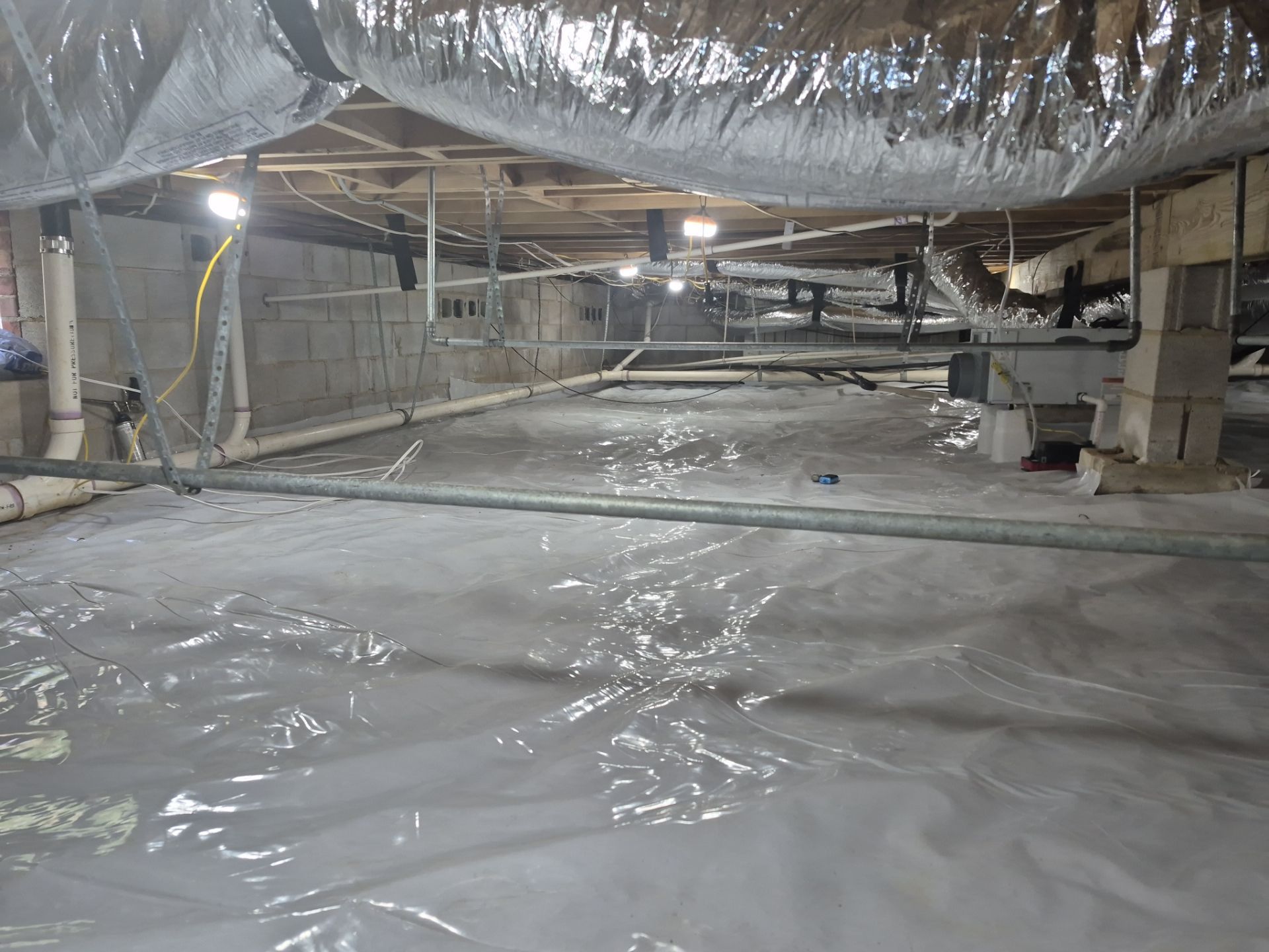 Project in Williamsburg by Patriot Crawl Space Repairs