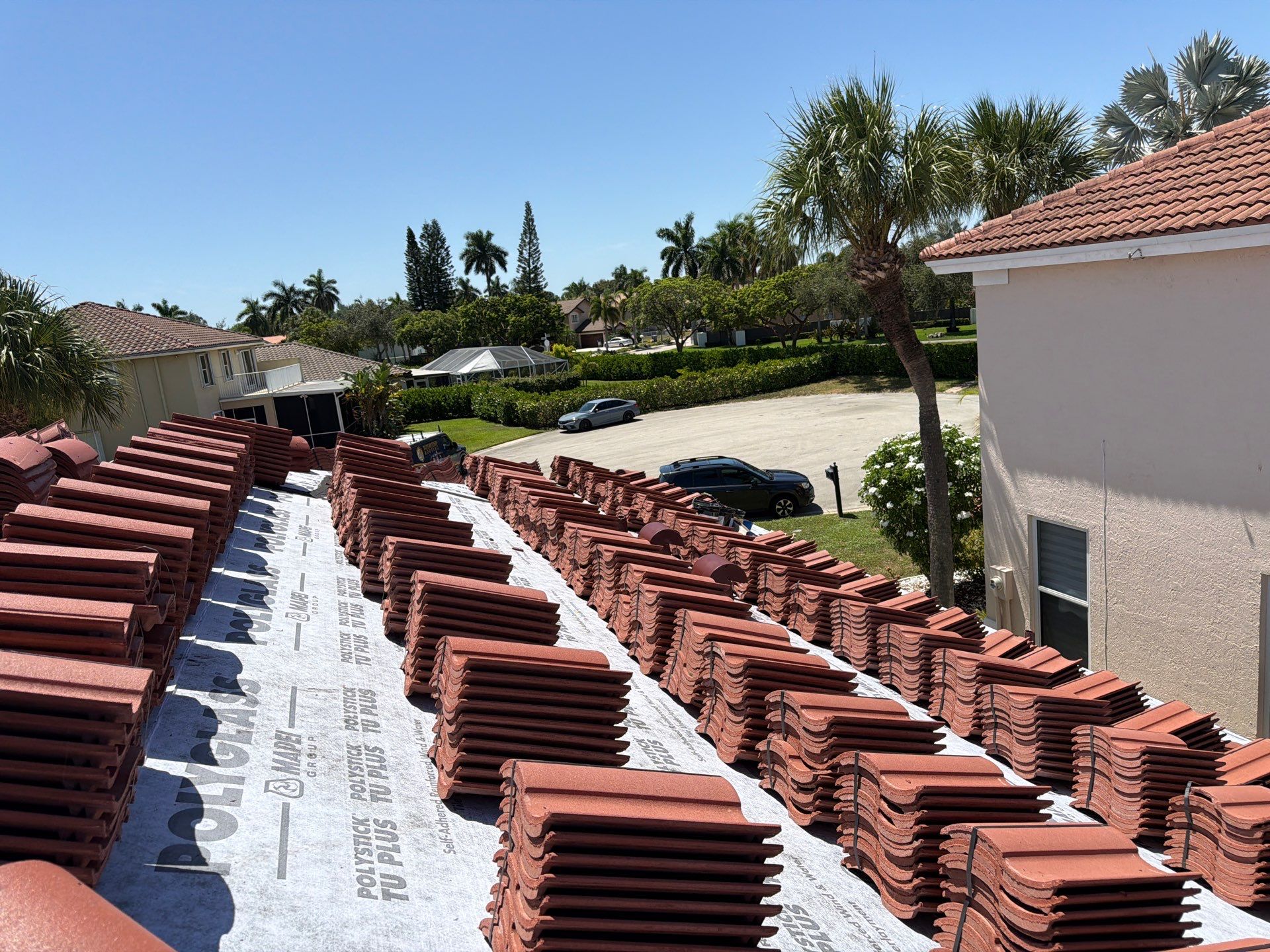 Residential Roofing Installation using Eagle Roofing Tile by BLUES BROTHERS ROOFING