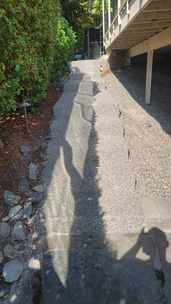 Walkway and Stairs in Monticello Vuba by Concrete Coating Experts Inc.