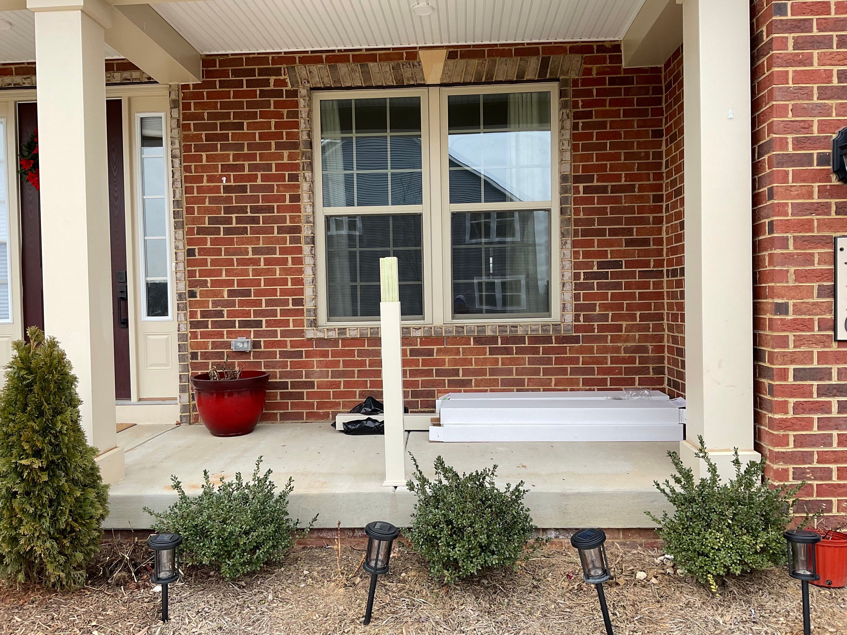Deck Installation using New Vinyl Gate  by Alpha Design Services