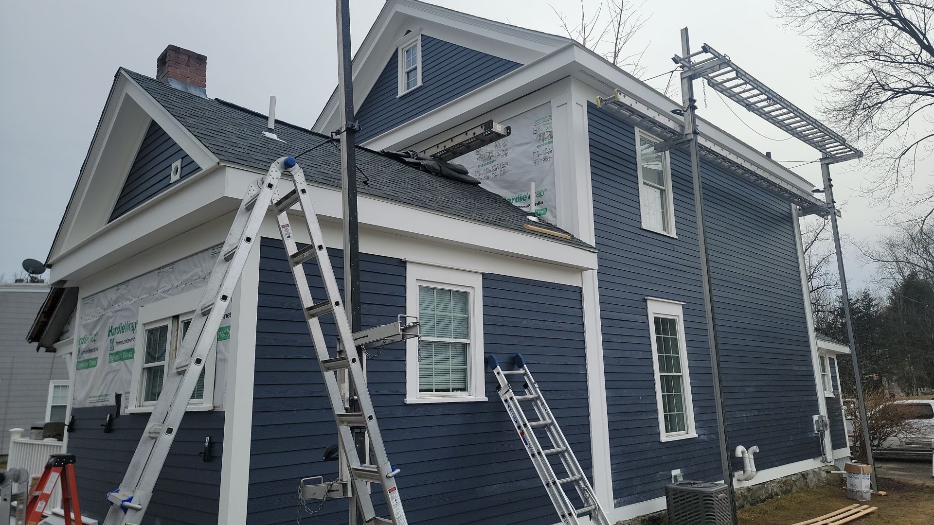 Siding Installation using James Hardie by UBrothers Construction