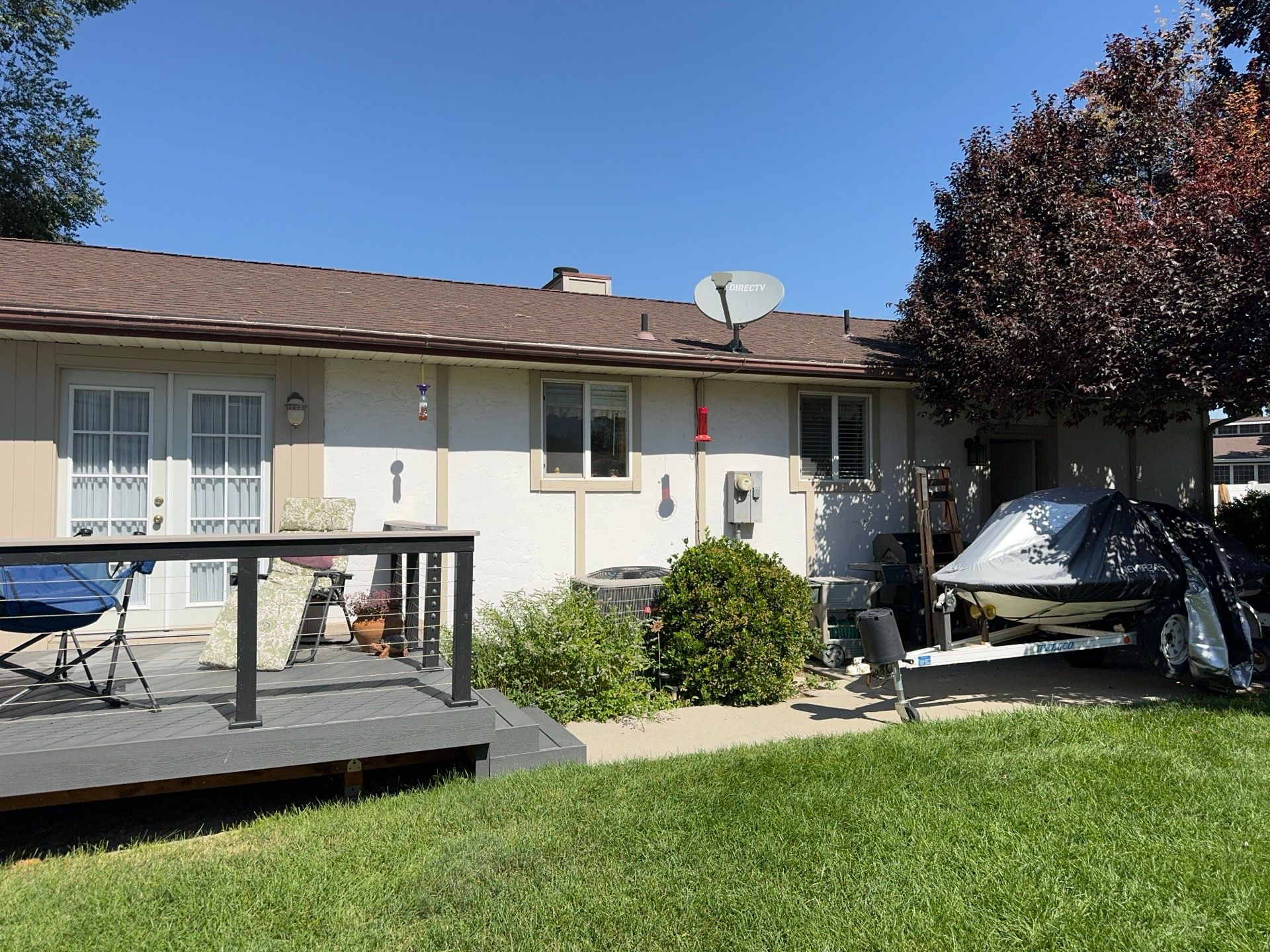 Sandy | Custom Hardie Mixed Profiles | Gray Slate & Iron Gray Trim by Ideal Siding Utah