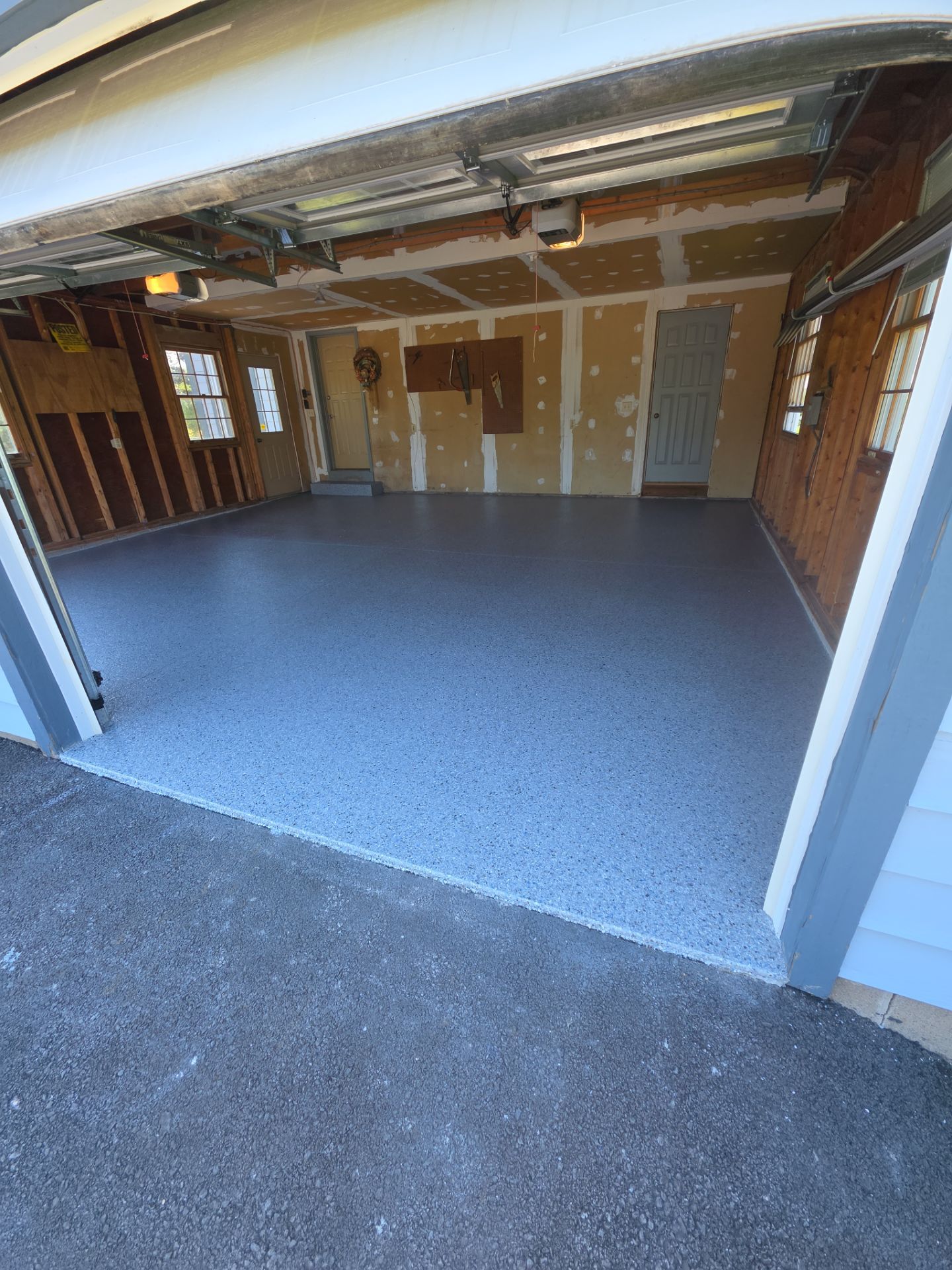 Vintage Zircon Garage Coating by NG Masonry & Construction LLC