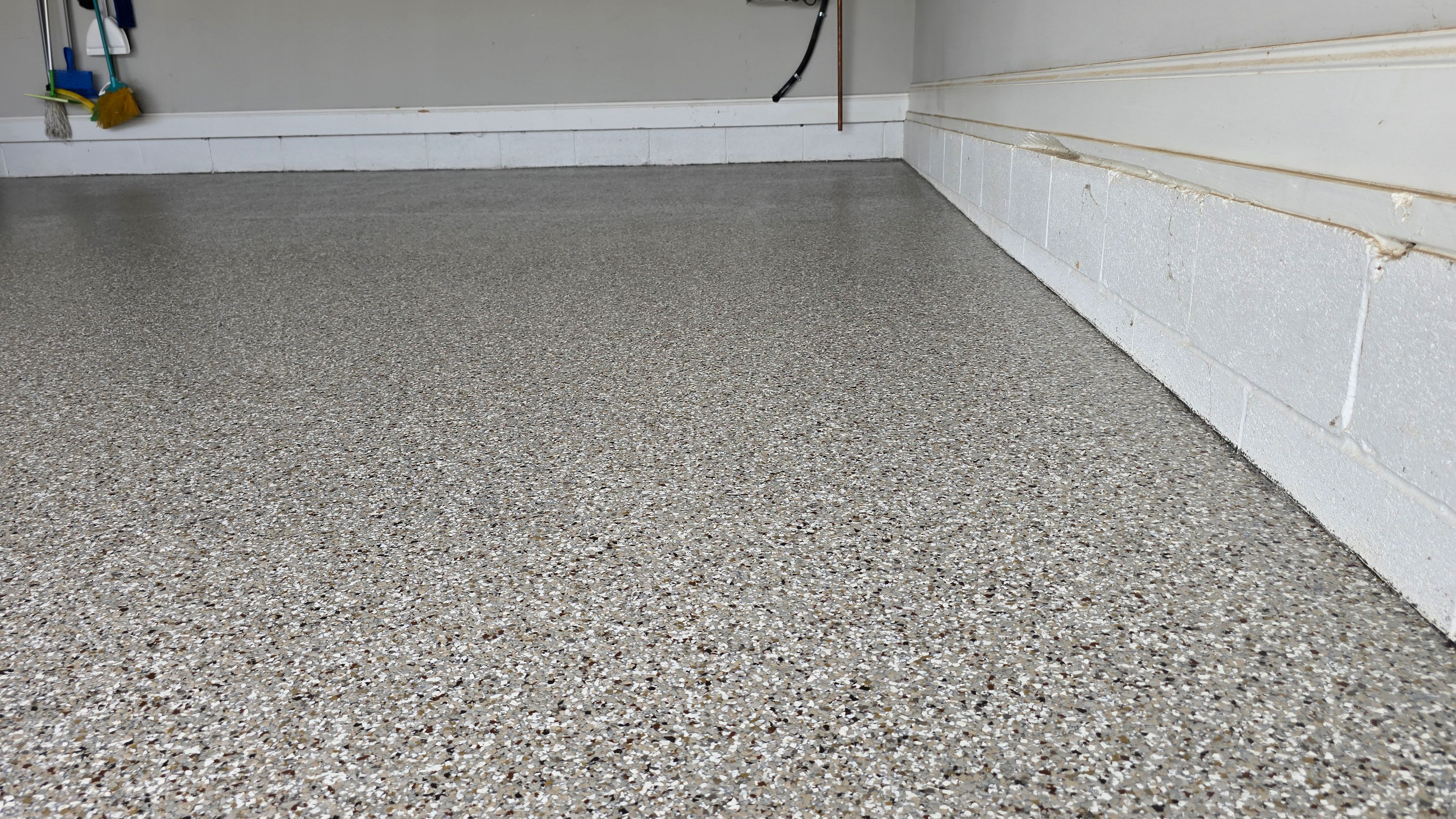 Garage using Creekbed by Elite Floor Solutions