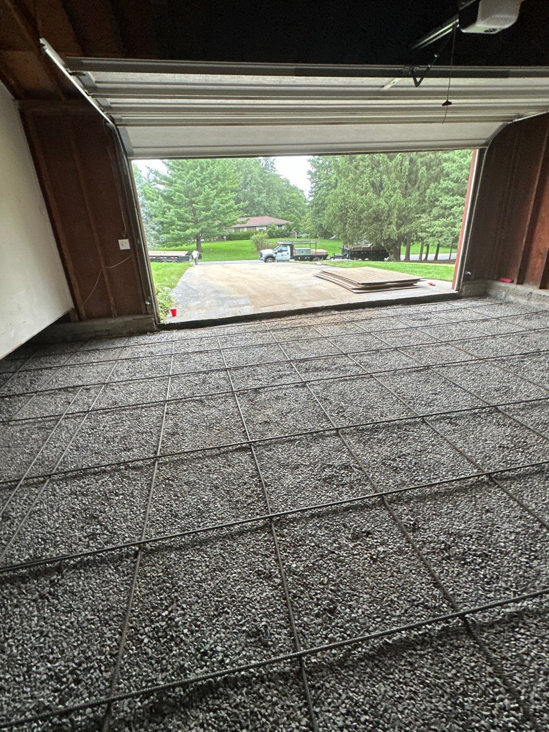 Concrete garage floor replacement  by NG Masonry & Construction LLC