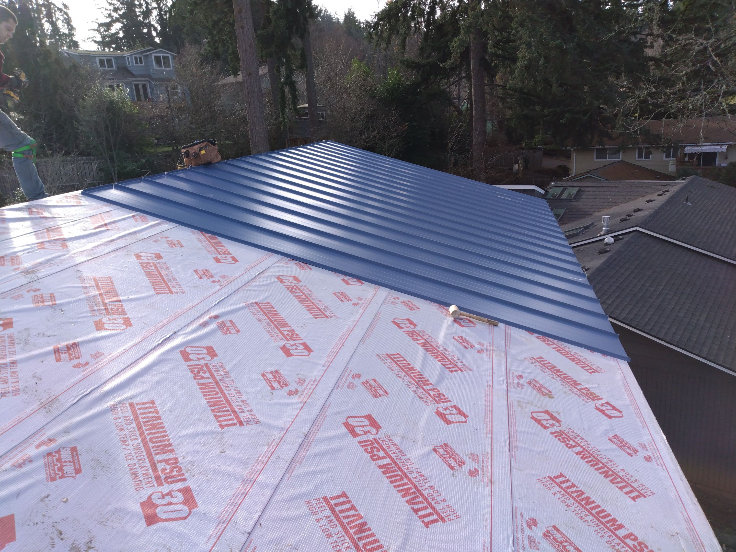 Roof Replacement - Metal Roof using ASC 16" 26g Skyline Panel by BEST Roofing & Waterproofing