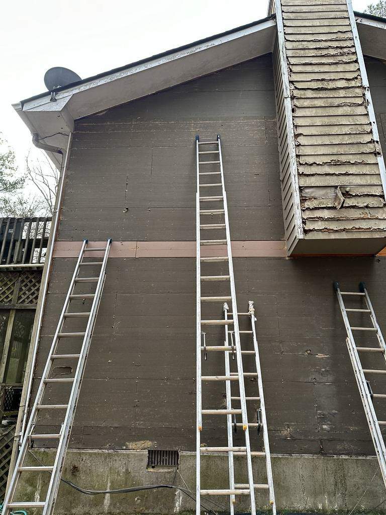 Atlanta, GA James Hardie Siding, Pressure Treated Wood Deck Replacement, and Exterior Painting by Nelson Exteriors 