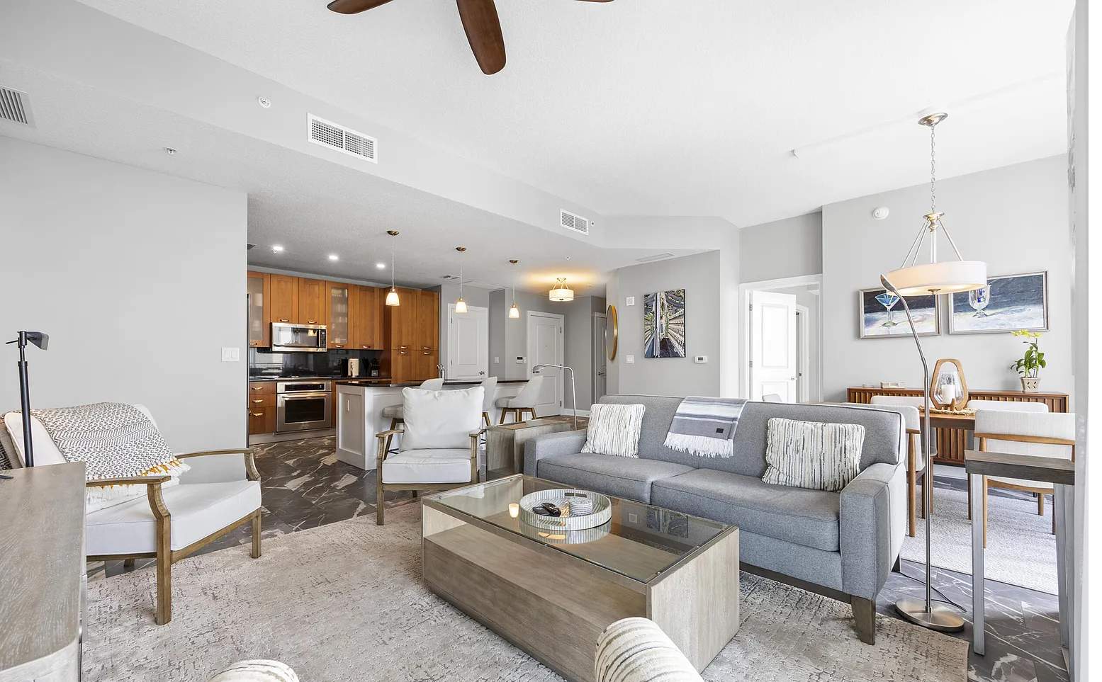 San Marco Condo Interior Painting and Drywall Repairs in Jacksonville FL by A New Leaf Painting, LLC