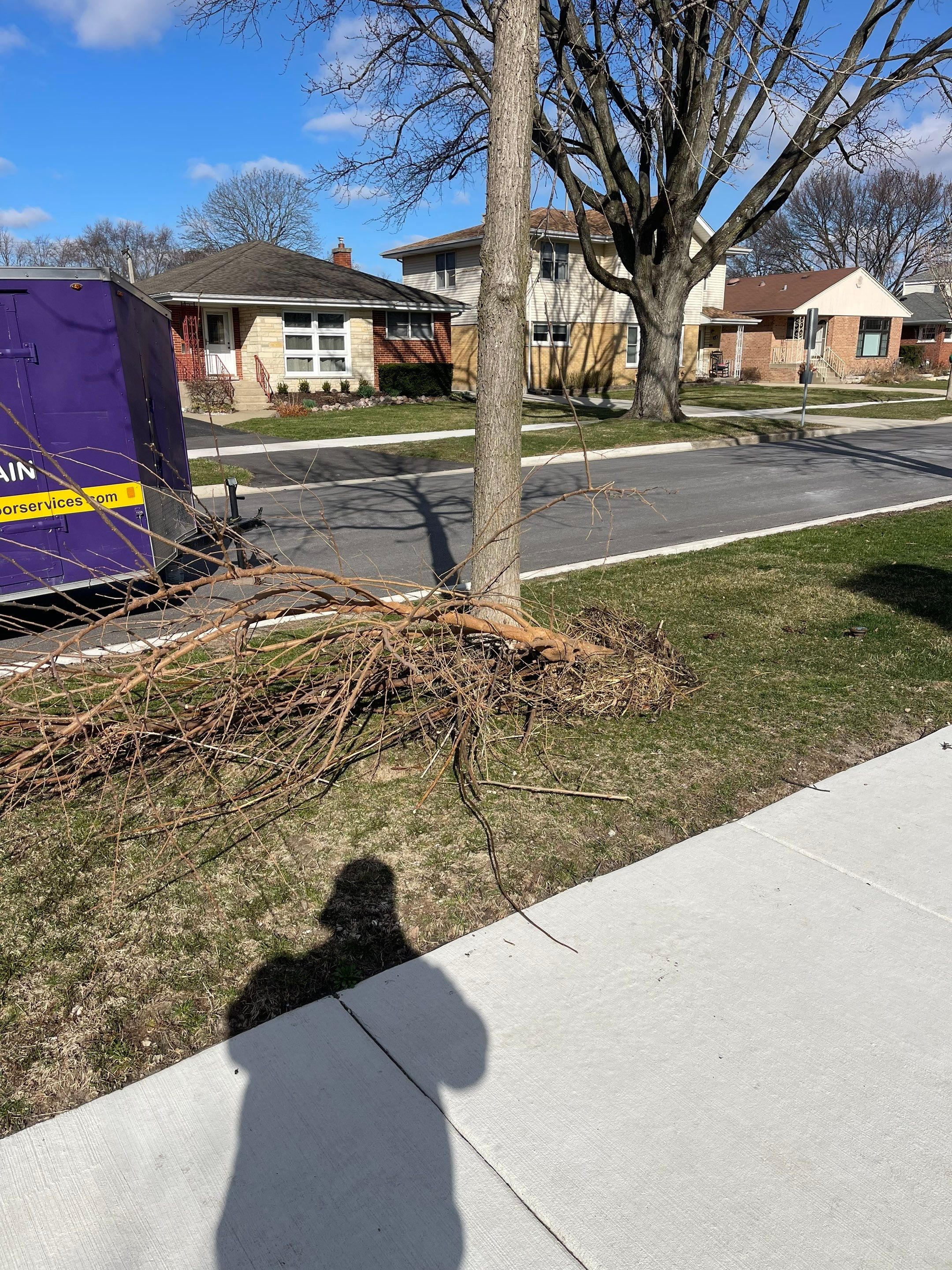 Rock Installation behind garage  by A&N 