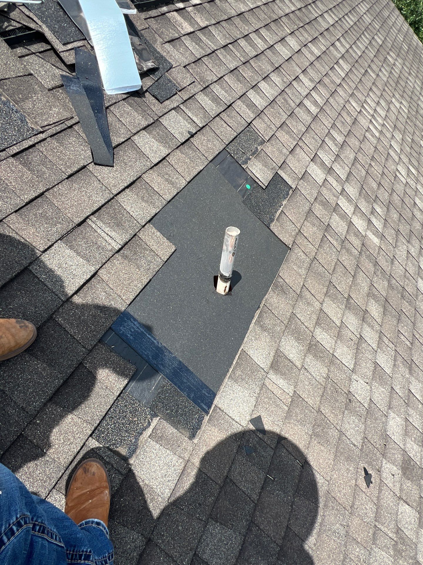 Hail Damage using Owen's Corning Duration (Lifetime) Shingles by Roof Repair Company