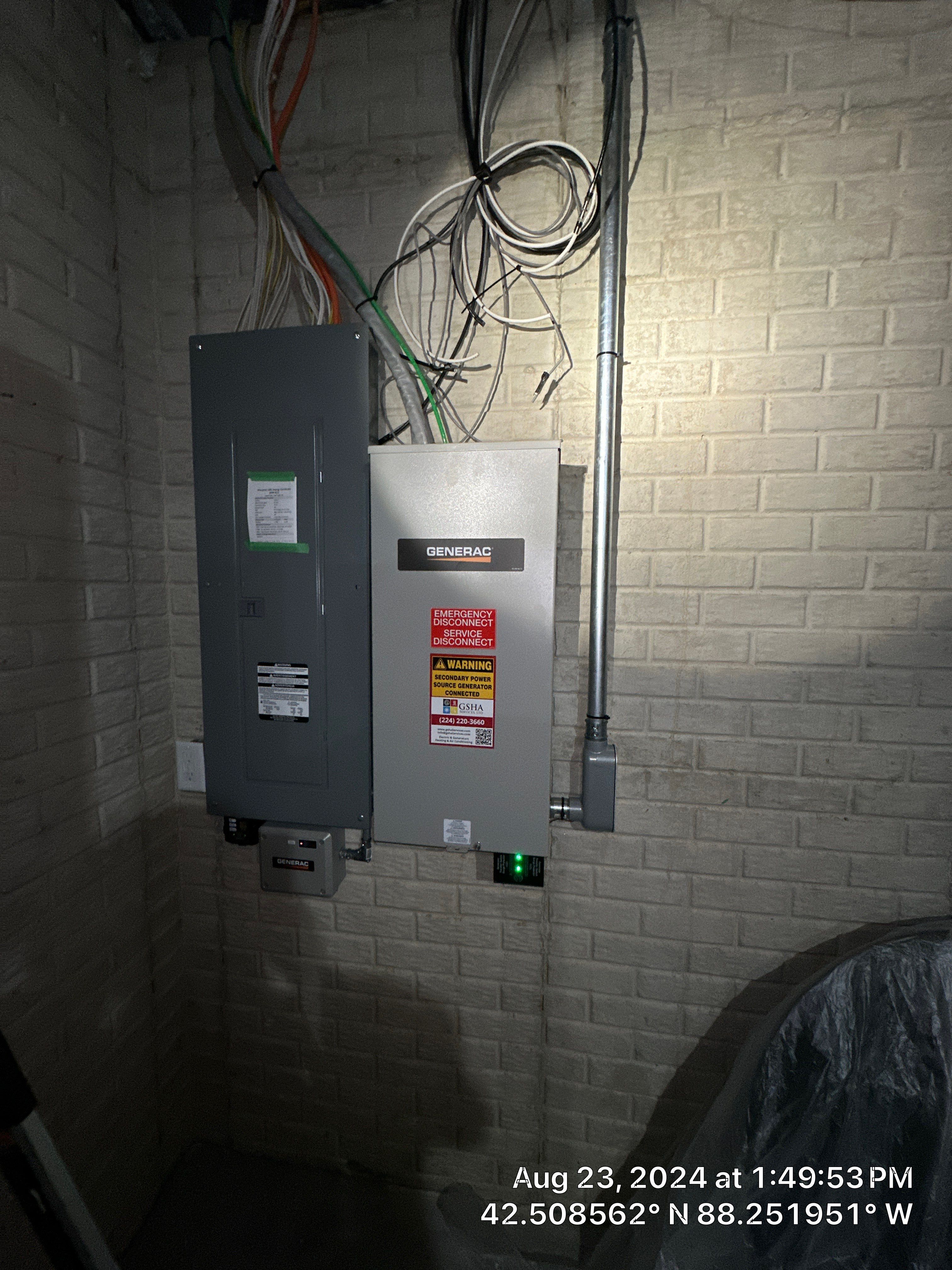 Generac Generator Installation by GSHA Services LTD