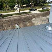 24ga 1.5" Mechanical Seam Mill Finish by Total Roofing System The Metal Roof Experts