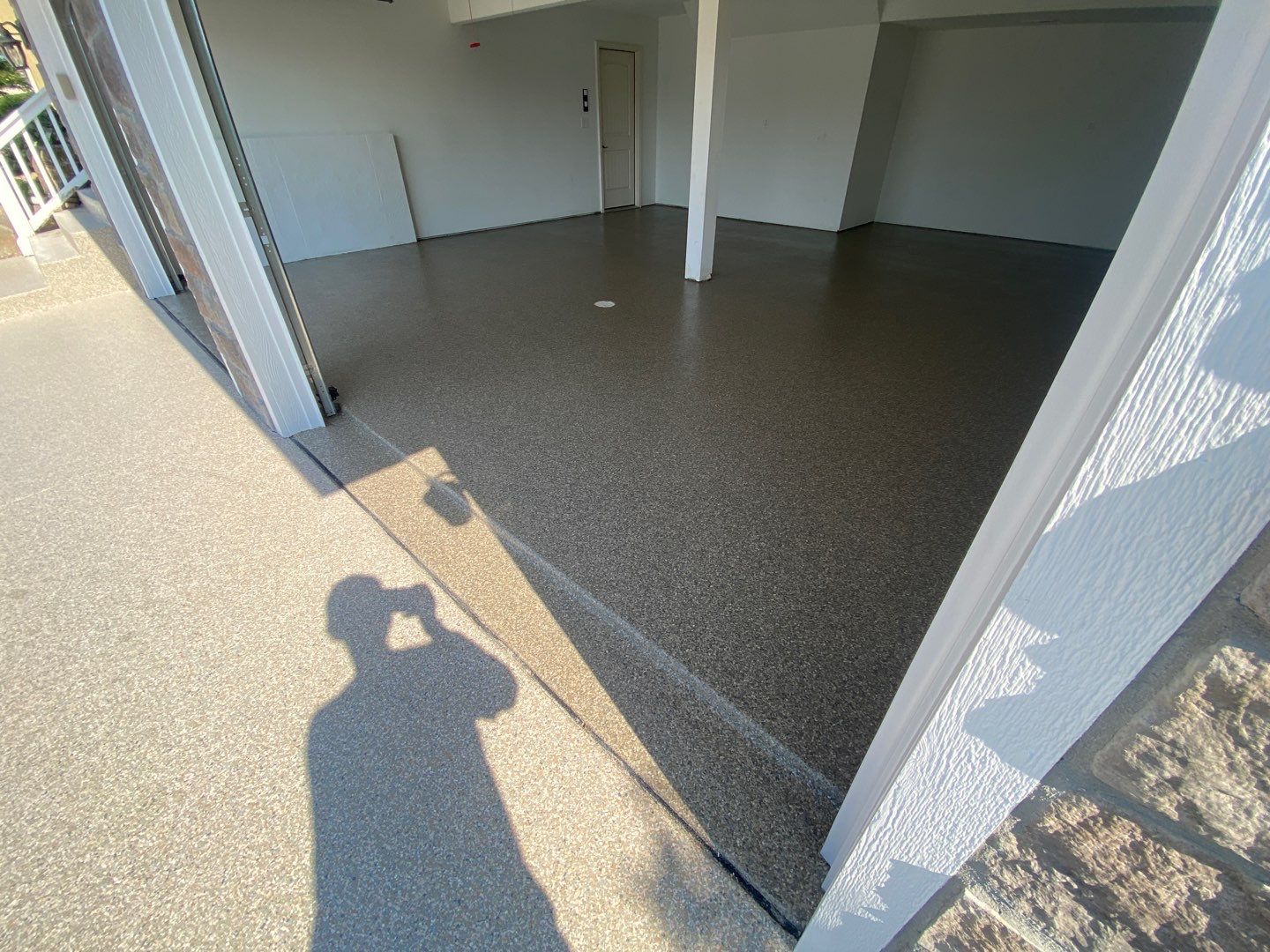 Garage & Patio using Trail Mix by Select Painting, Coatings & Garage Cabinets