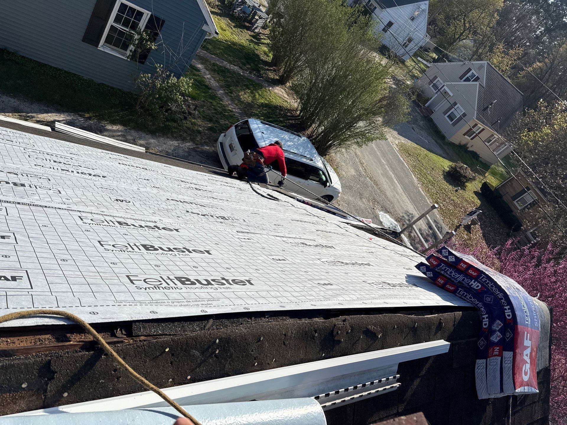 Residential Roofing Installation using GAF Timberline HDZ by Matter Construction, LLC