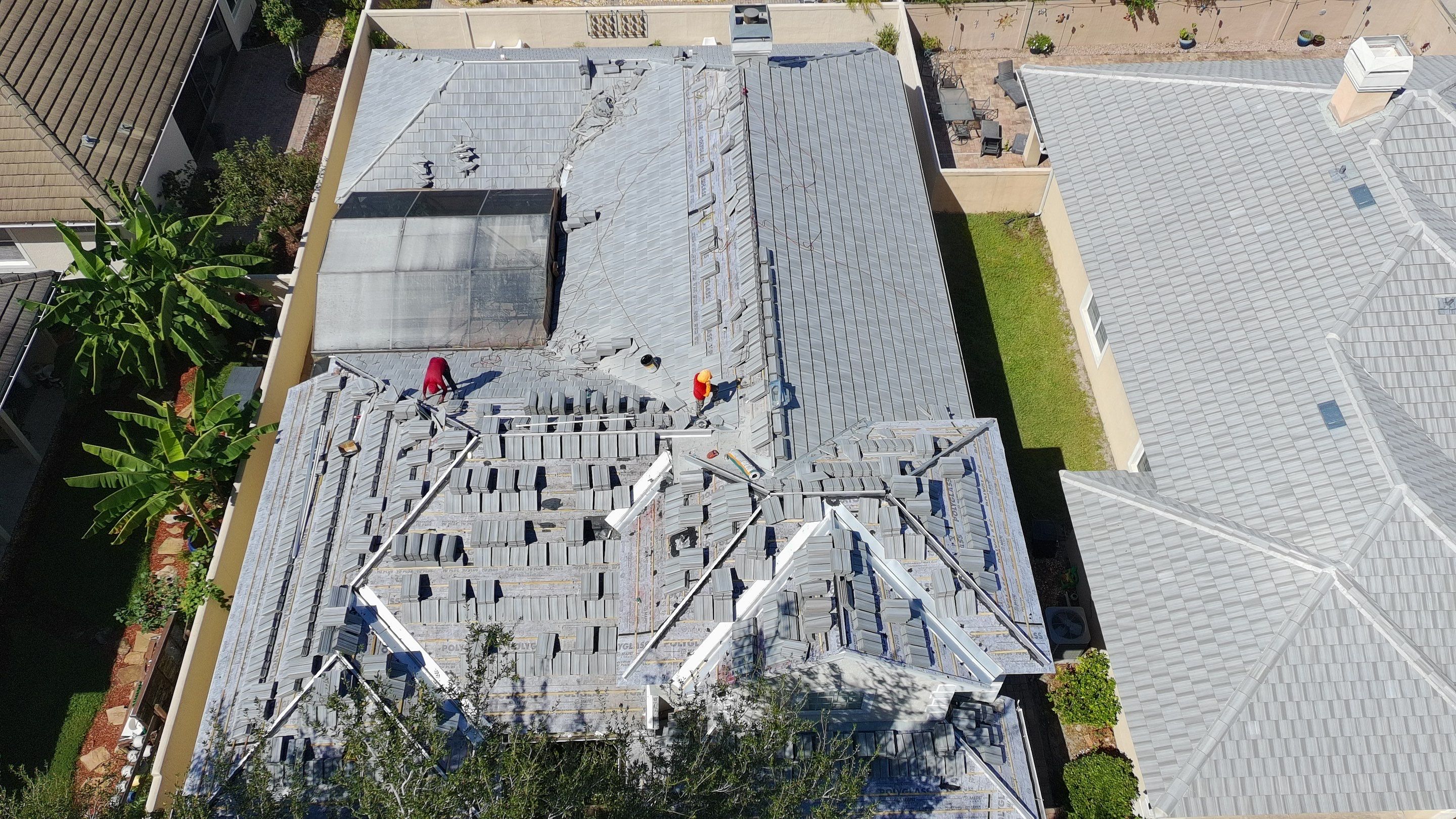 Concrete Tile Roof Repair and Gutter Maintenance in Orlando by Fortified Roofing Solutions Corp.