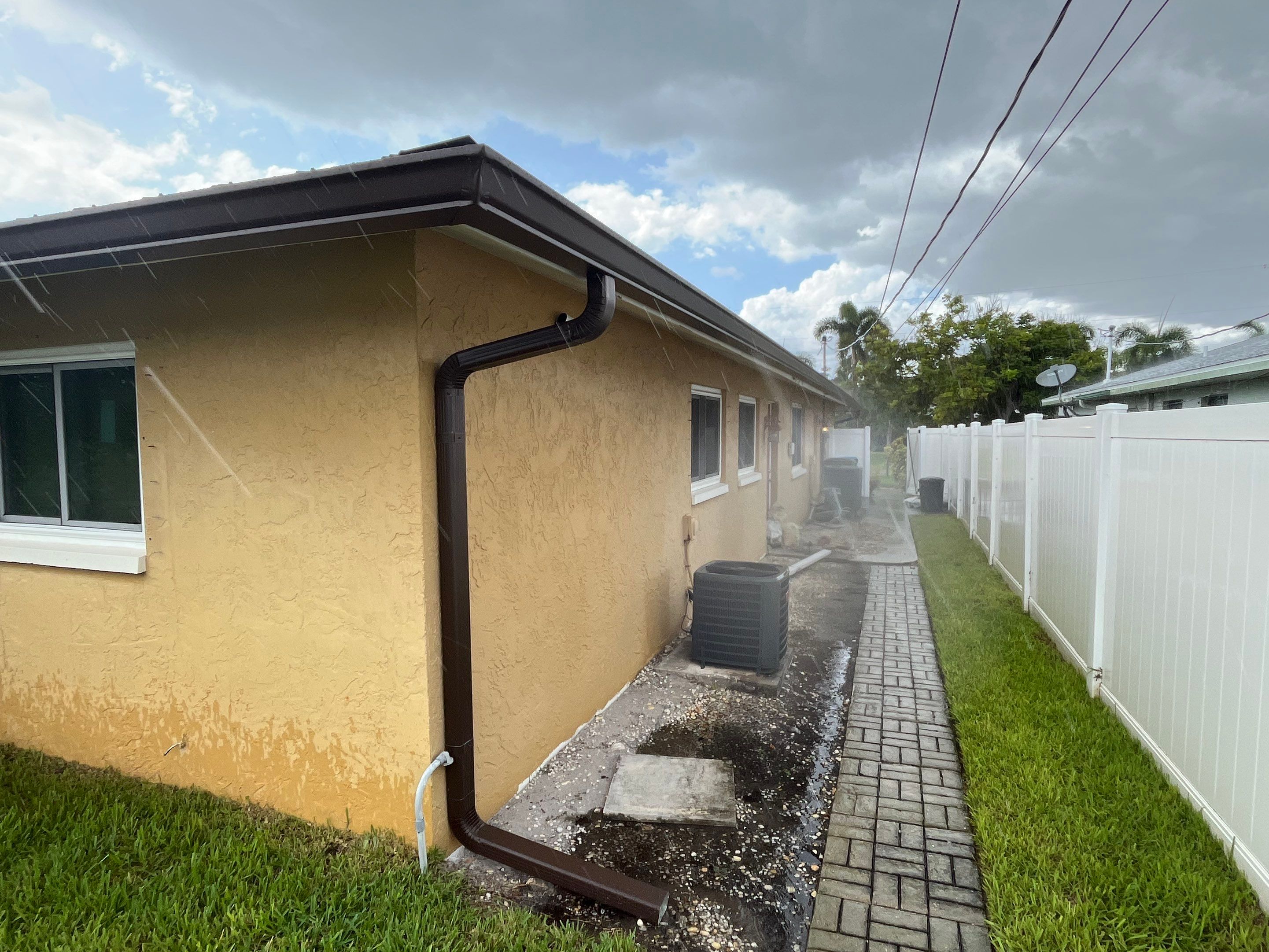 Gutter Upgrade Project in Cape Coral FL by Gutter Professors