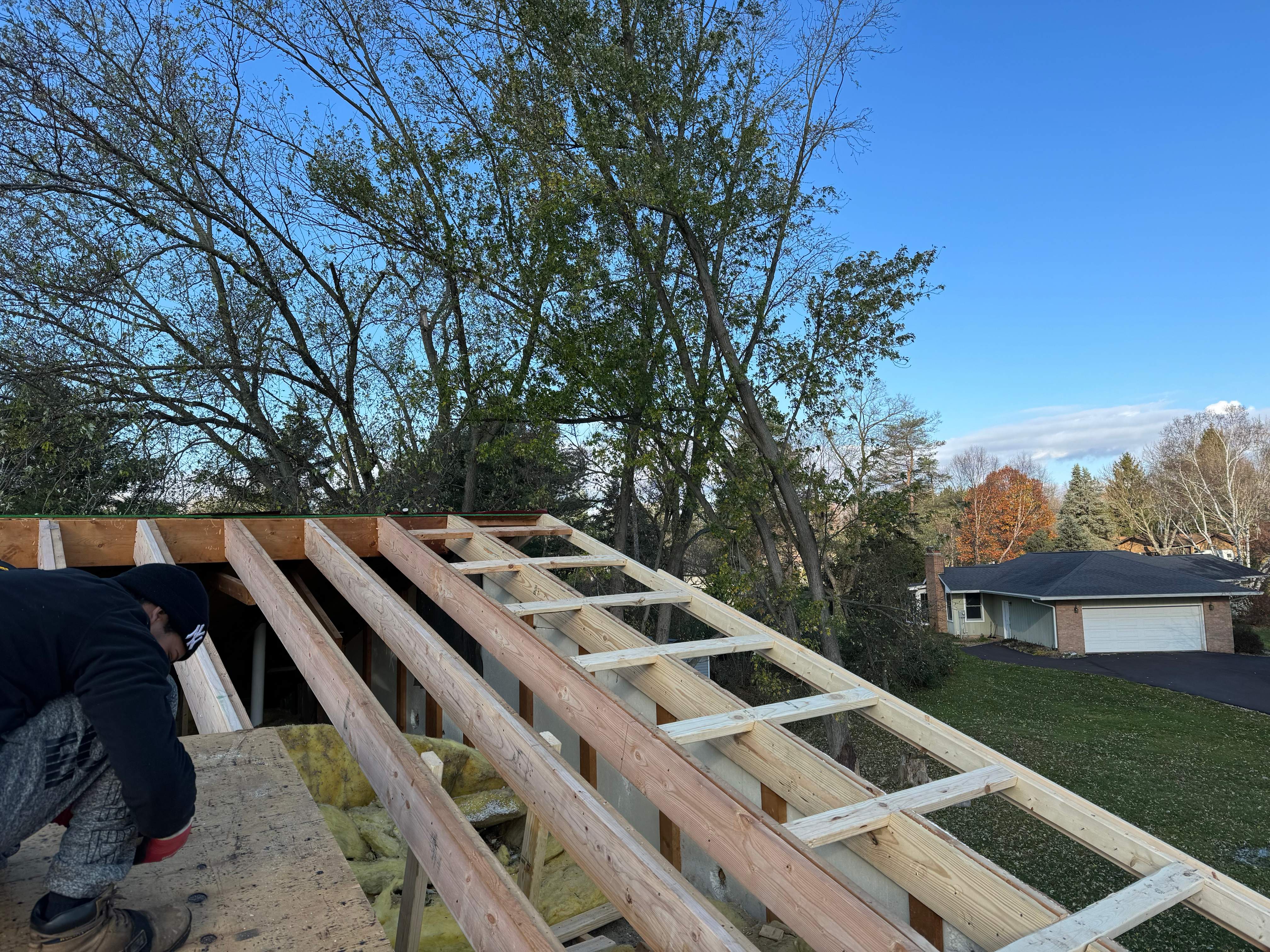 Residential Roofing Installation using Certainteed Landmark ClimateFlex by GRACCO