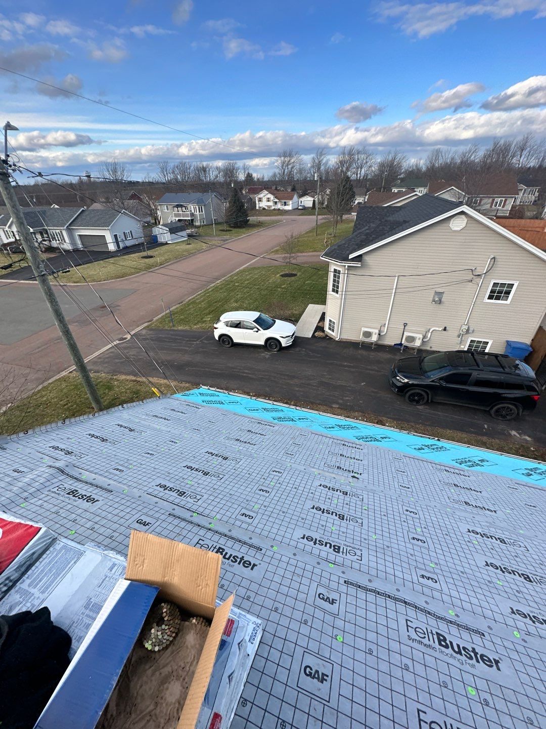 Residential Roofing Installation using Asphalt GAF HDZ  by Artisan Roofing & Home Improvements Inc.