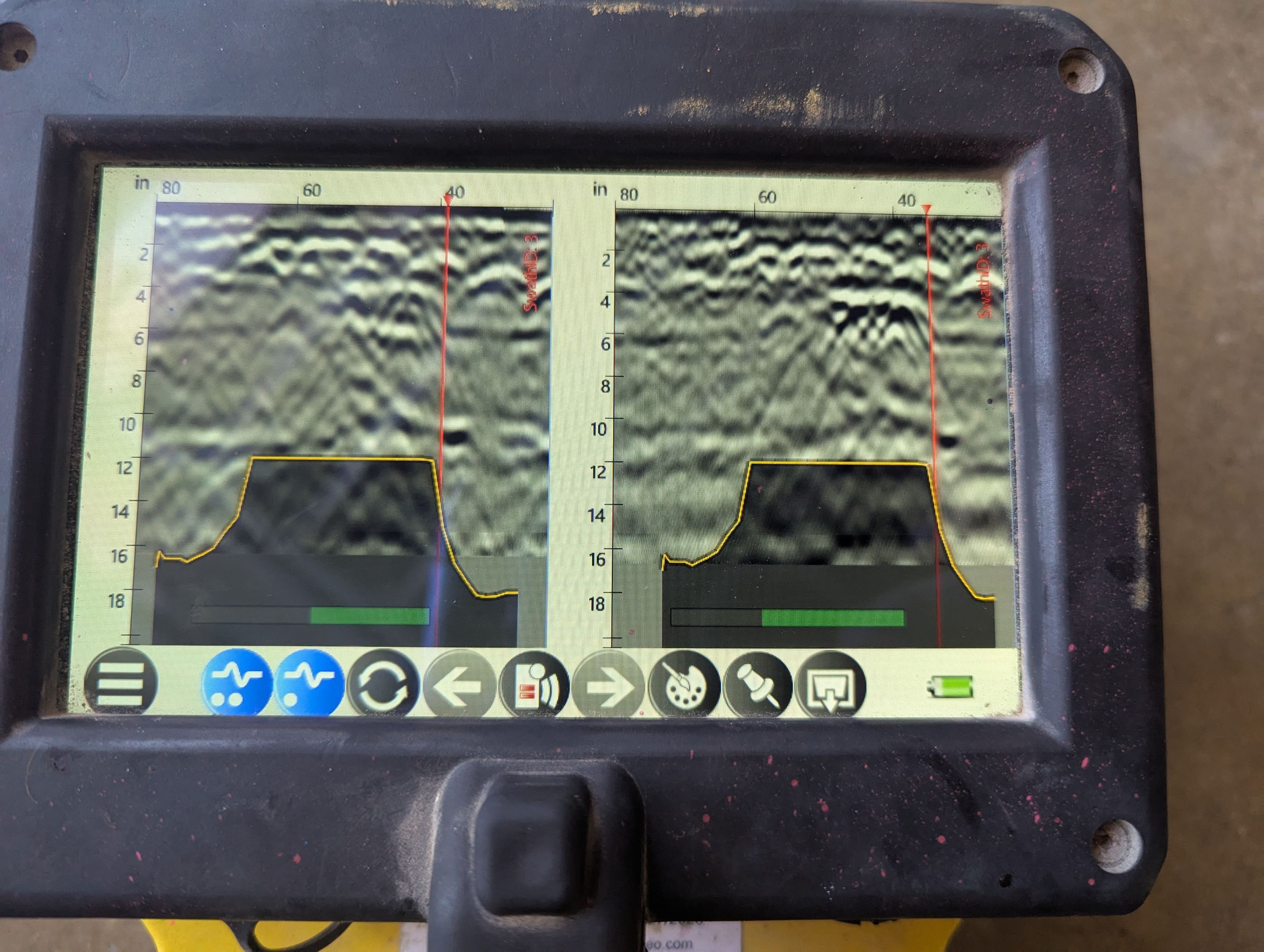Concrete GPR Scan - Slab Locate by Alsip Locating Service, LLC