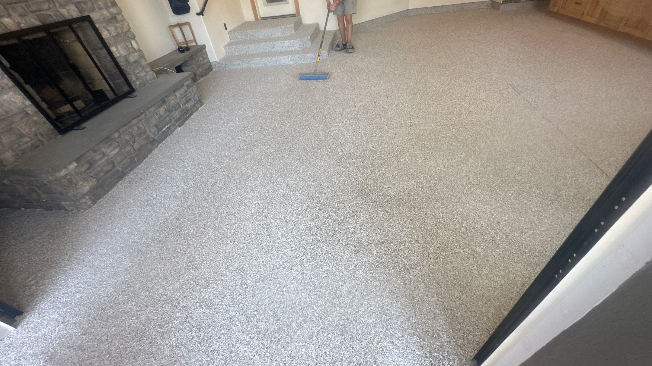 Kitchen Addition using Mt Everest by Croc Coatings, LLC