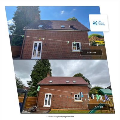 Roof Clean  - Moss Removal - Gutter Clean using Honda 15lpm Low Pressure Washing Machine