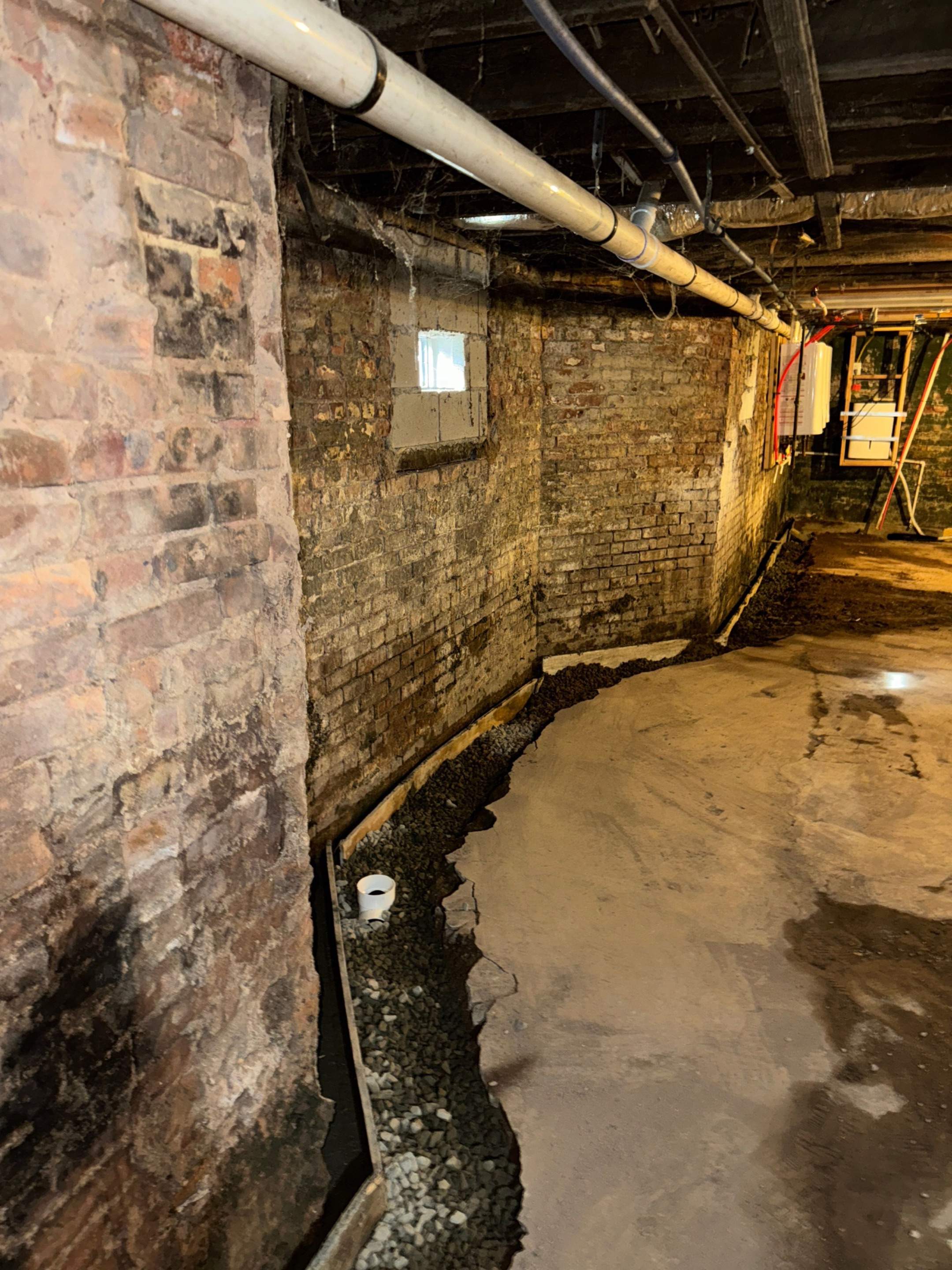 Interior French Drain & Wall Vapor Barrier in Newark, NJ  by Pure Service Pro, LLC 