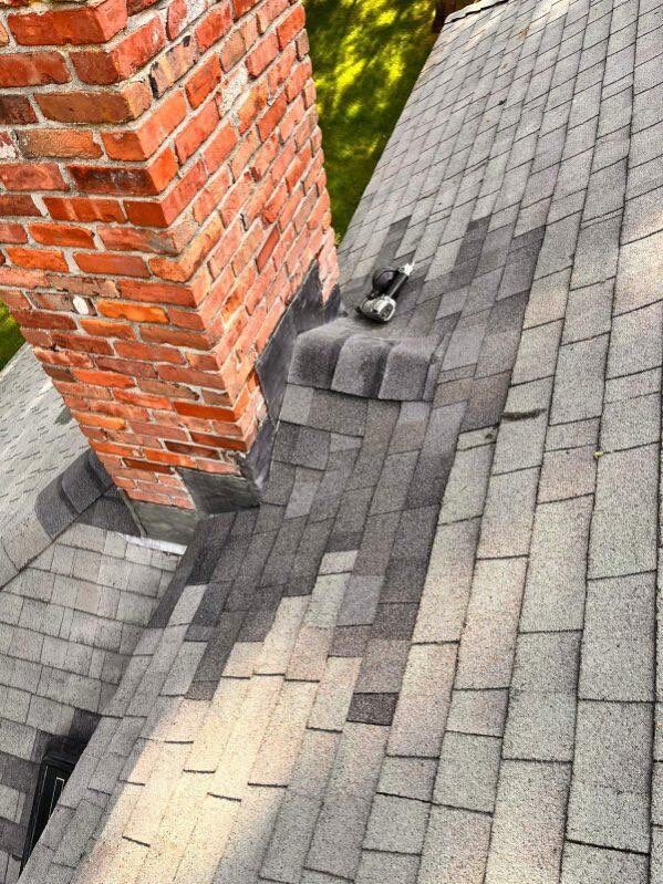 Chimney Reflashing & Roof Ventilation Upgrade | Harvard, MA by Mighty Dog Roofing of Greater Middlesex County
