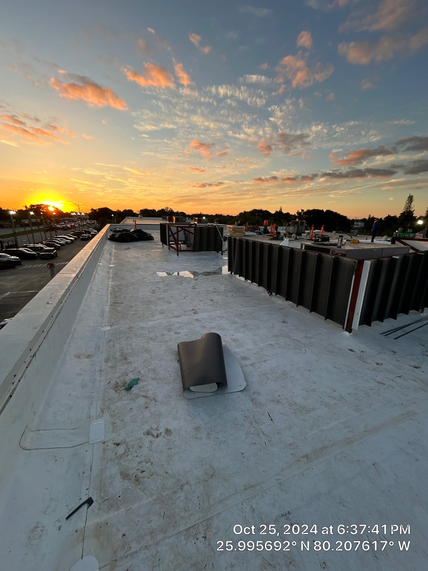 COMMERCIAL REROOF GAF TPO EVERGUARD 60 MIL SMOOTH WITH 1-1/2" INSULATION by Earl W. Johnston Roofing