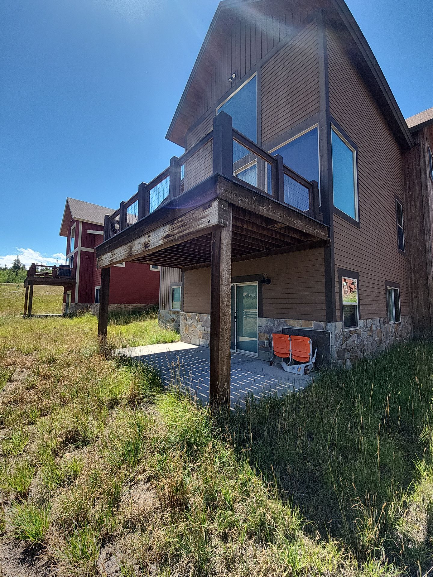 Exterior Painting Using Stain by Wheatley Creek Services