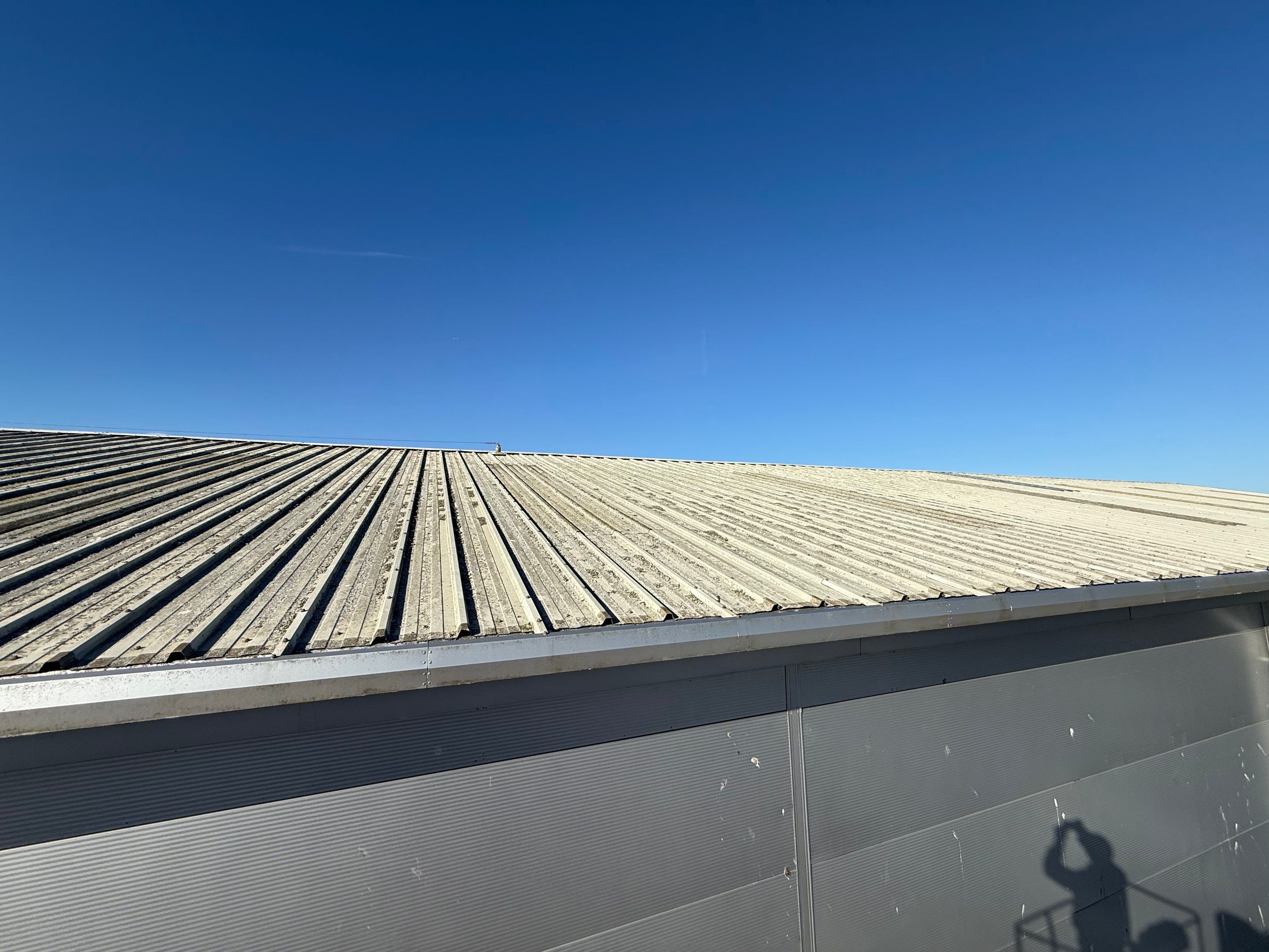 Warehouse Cladding and Roof Clean by Ges Exterior Cleaning ltd