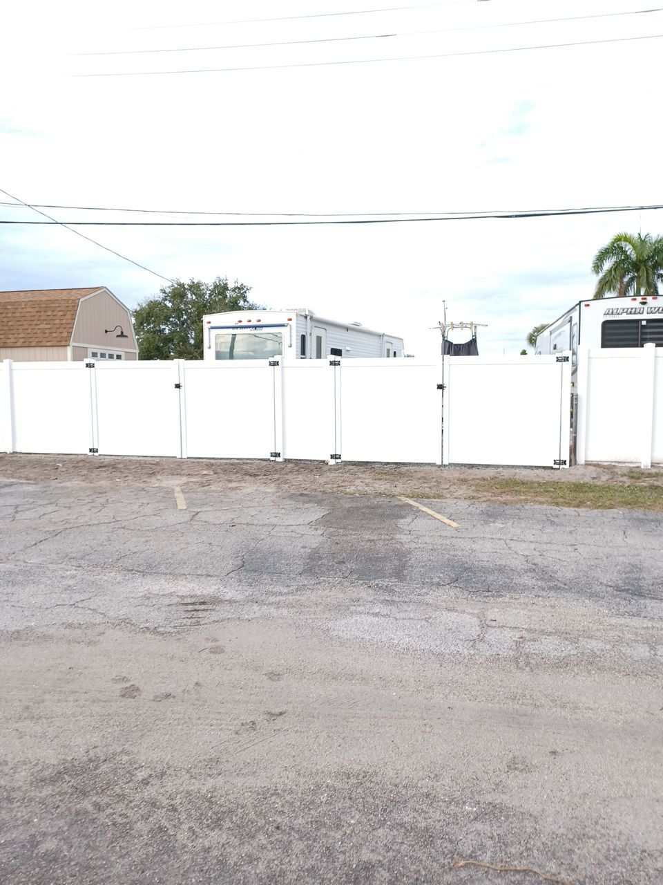 Bradenton, Fl Commercial Vinyl Fence by Asap fence and gates, LLC