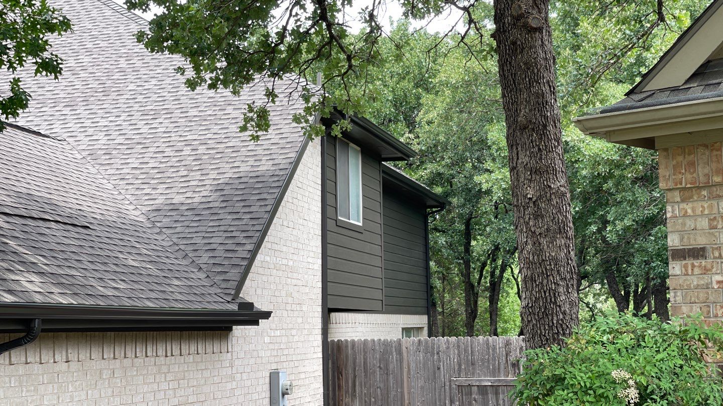 Full Exterior Remodel (Roofing, painting, Gutters) & Interior Damage Repair & Painting by First United Roofing & Construction