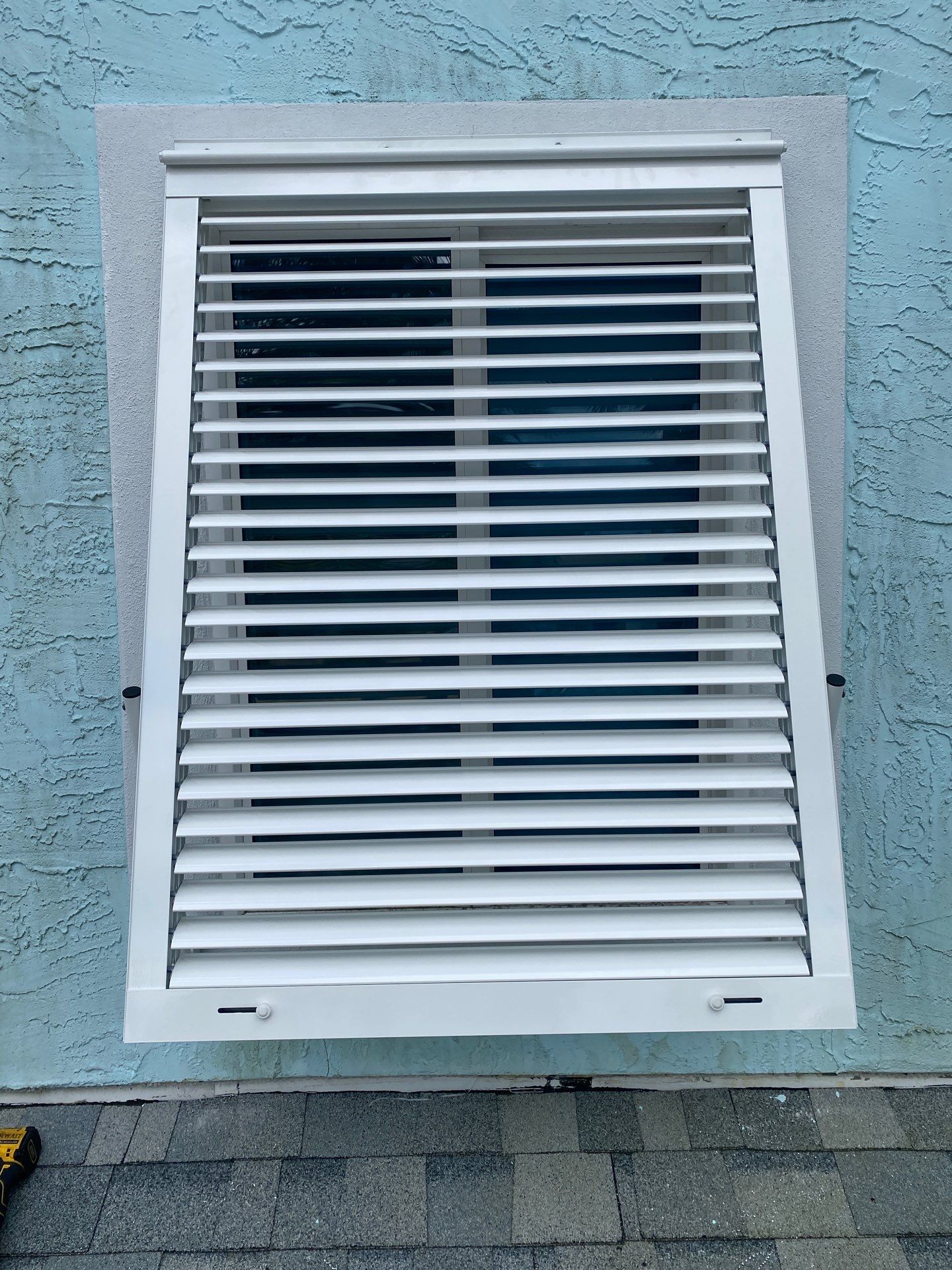 Hurricane Protection in White by Smart Guard Shutters