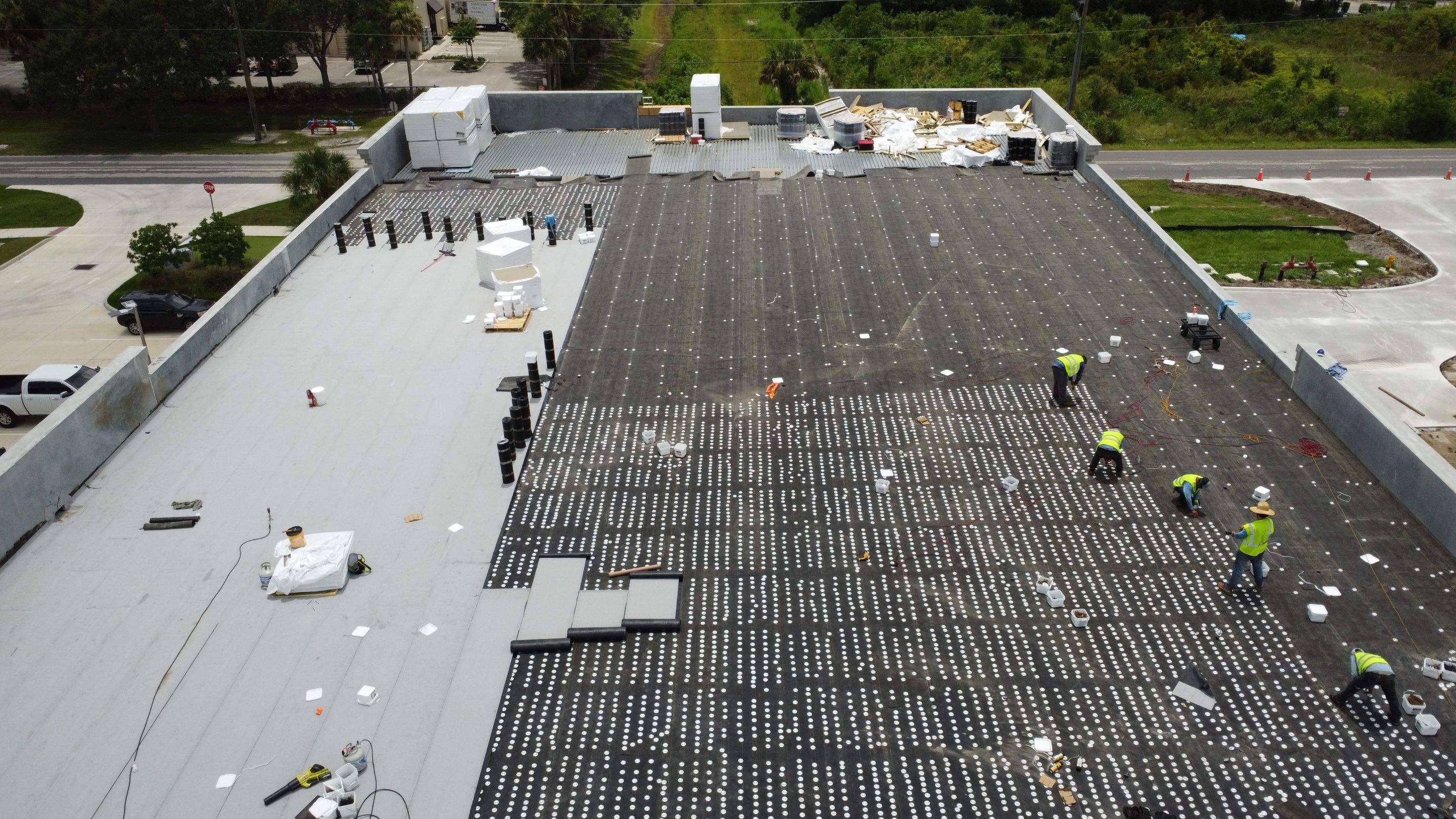 Torch Applied Modified Bitumen Roof Installation by Sailfish Roofing