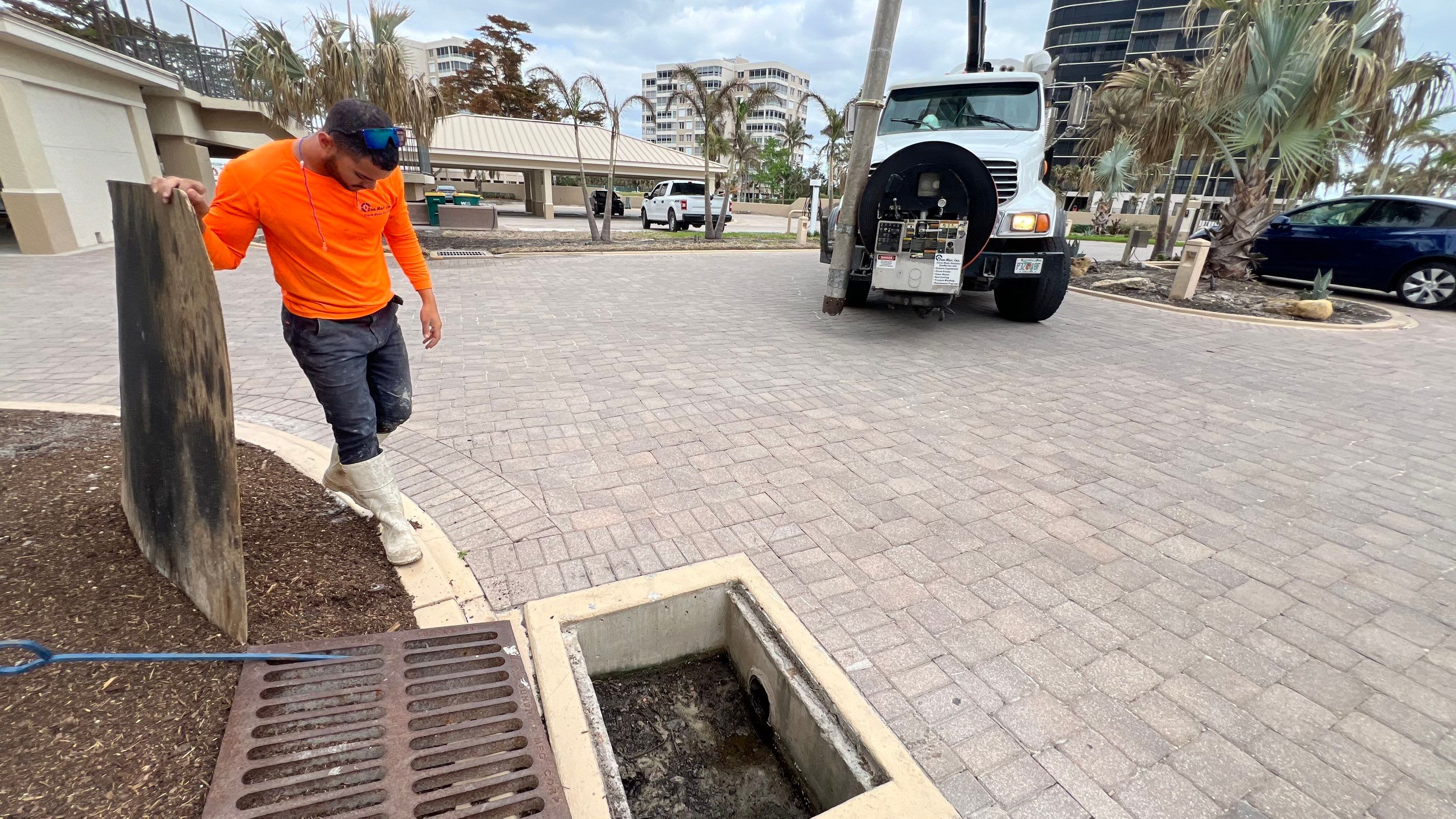 Condo Storm Water System Maintenance by Don Mar, Inc. Storm Water Solutions