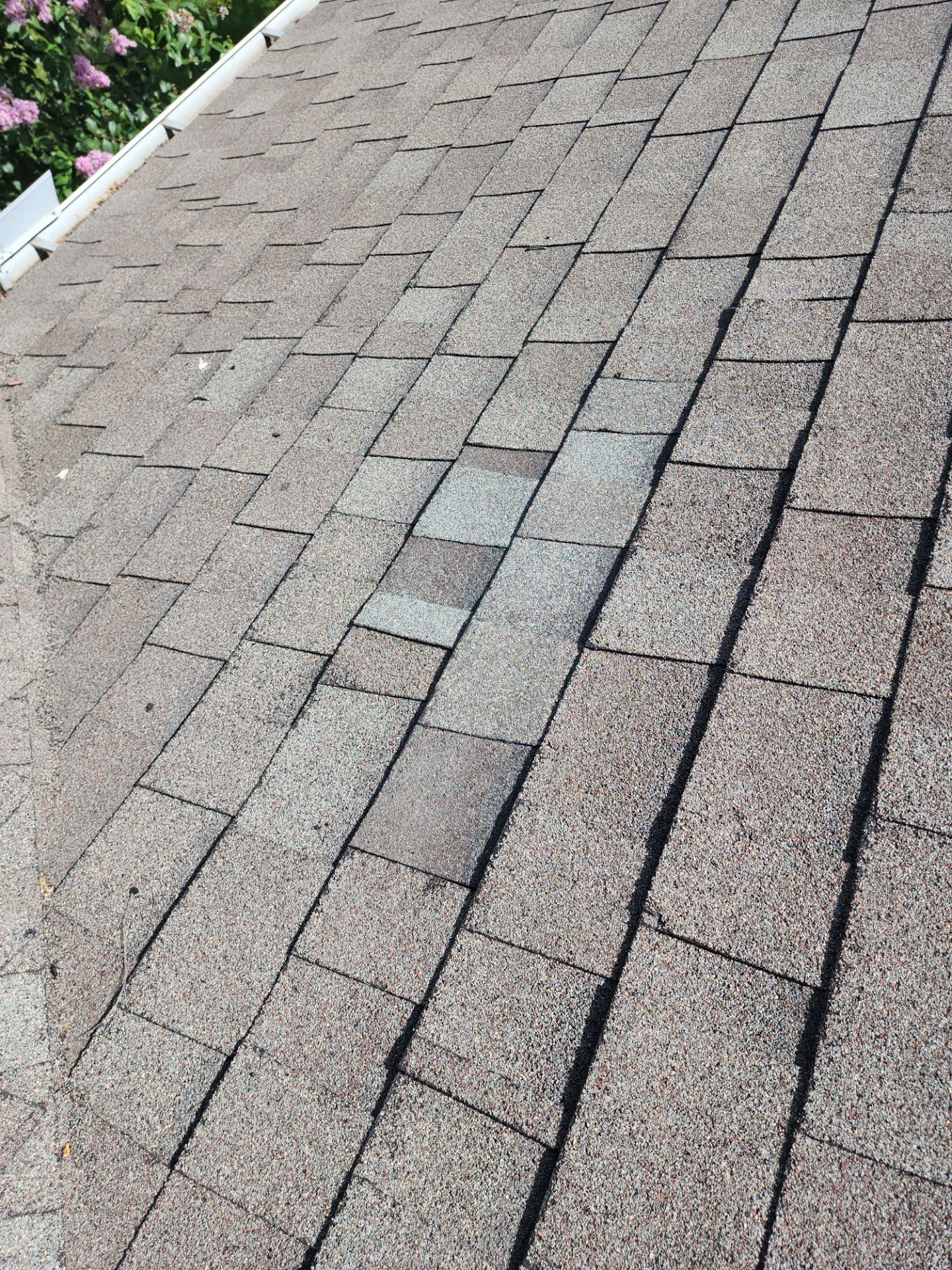 Hail Damage using Owen's Corning Duration (Lifetime) Shingles by Roof Repair Company